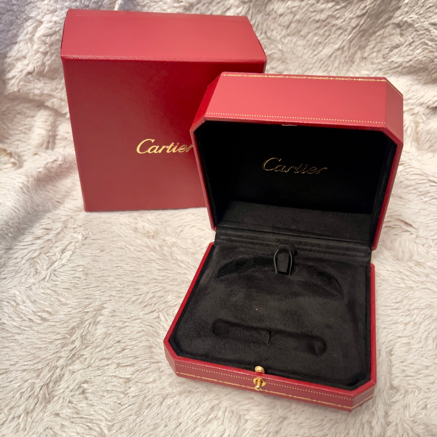 CARTIER Love Bracelet Box + Outer Box 5.25x5x2.75 inches