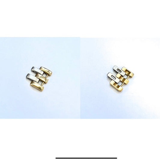 CARTIER 2 Row Gold Link 14.80mm for 27mm Midsize Cartier PANTHERE – NATILUXIA