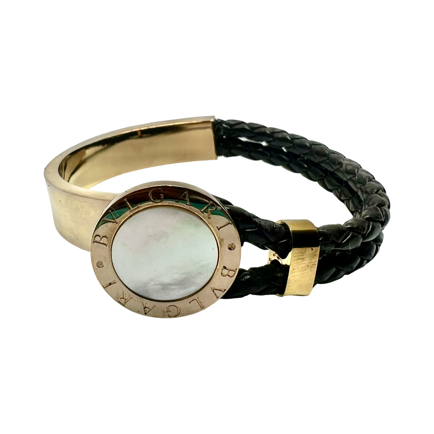 BULGARI Gold Tone Bracelet fits up to 6.25 inches wrist