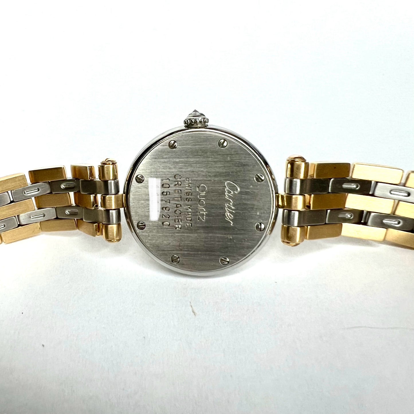 CARTIER PANTHERE VENDOME Quartz 24mm 3 Row Gold 0.80TCW Diamond Watch