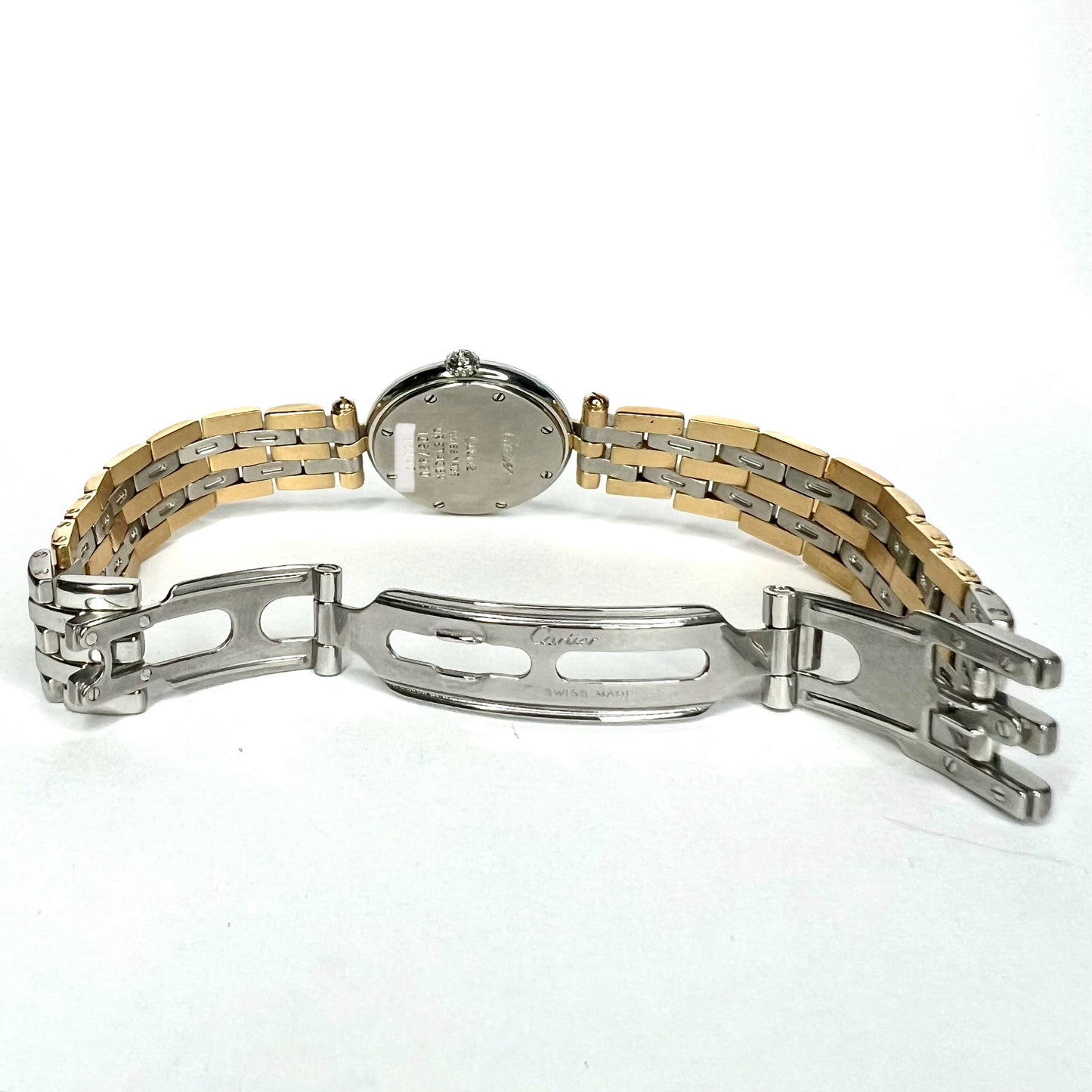 CARTIER PANTHERE VENDOME Quartz 24mm 3 Row Gold 0.80TCW Diamond Watch