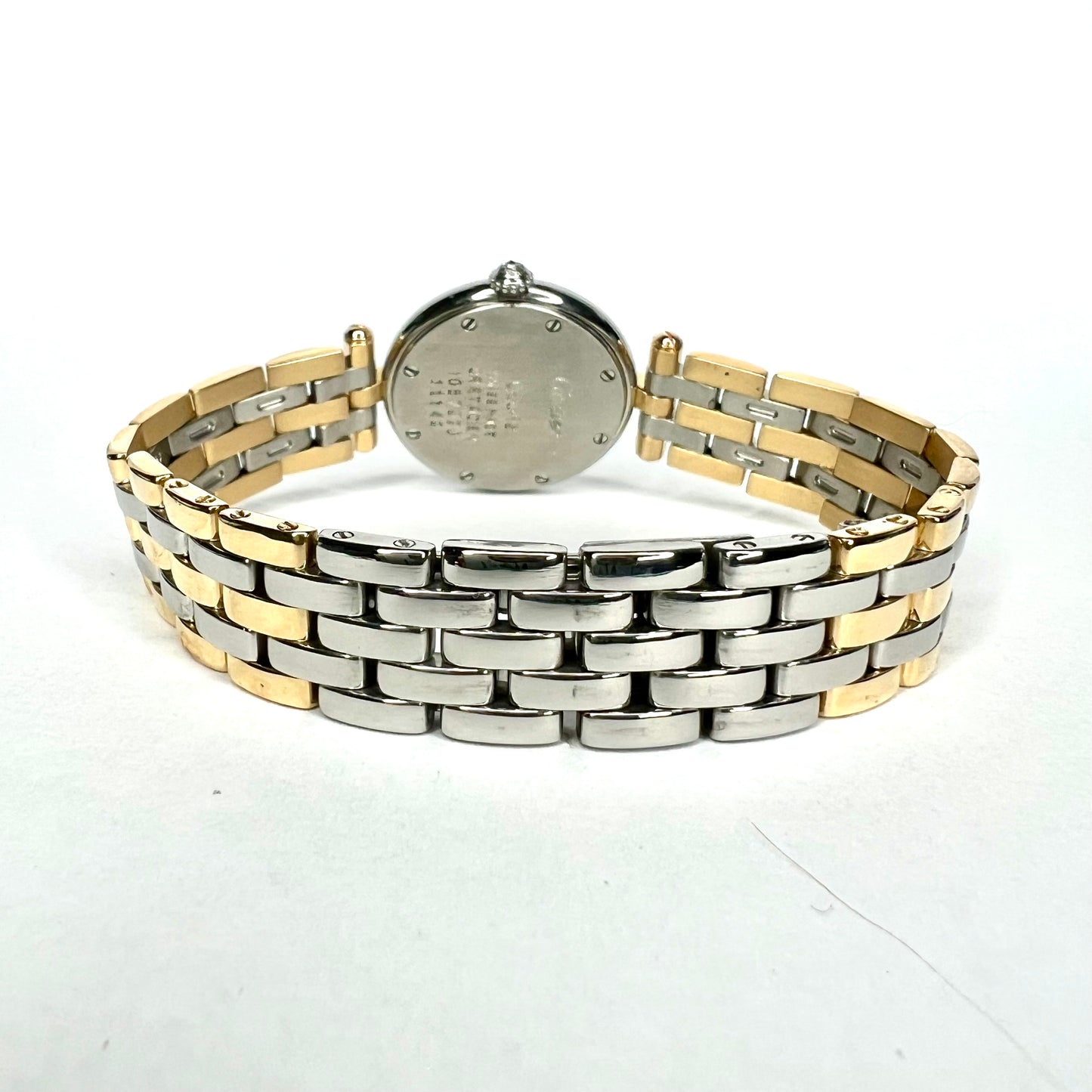 CARTIER PANTHERE VENDOME Quartz 24mm 3 Row Gold 0.80TCW Diamond Watch