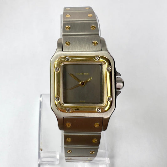 CARTIER SANTOS GALBEE 24mm Automatic 2 Tone Watch