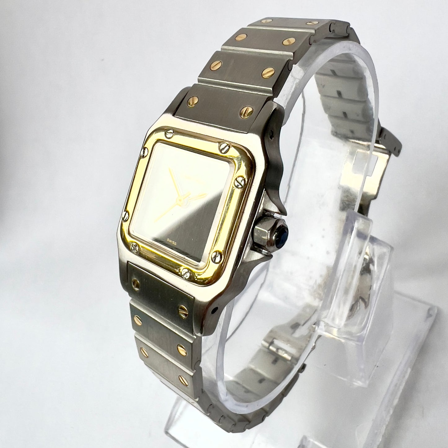 CARTIER SANTOS GALBEE 24mm Automatic 2 Tone Watch