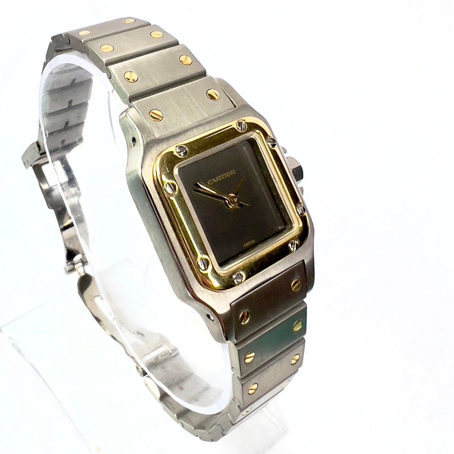 CARTIER SANTOS GALBEE 24mm Automatic 2 Tone Watch