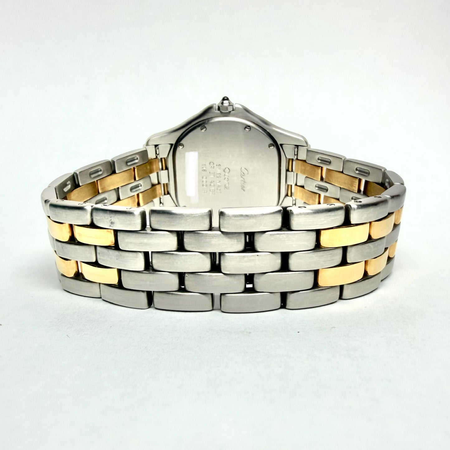 CARTIER PANTHERE COUGAR Quartz 32mm 2 Row Gold Watch