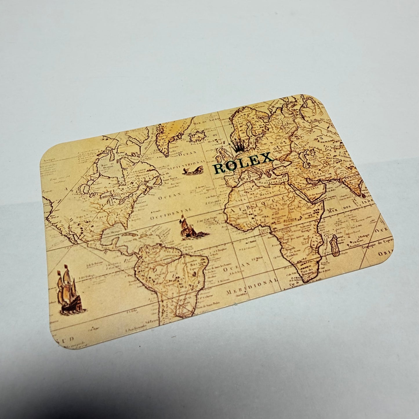 ROLEX Calendar Card 1990-1991 year