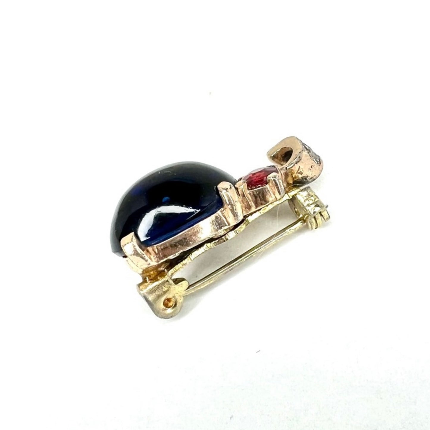 Gold Plated Sterling Silver stamped Brooch