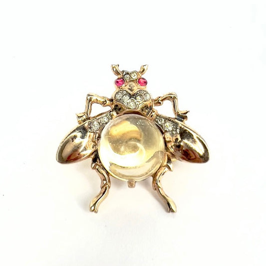 TRIFARI Gold Plated Silver Bug Brooch Pin