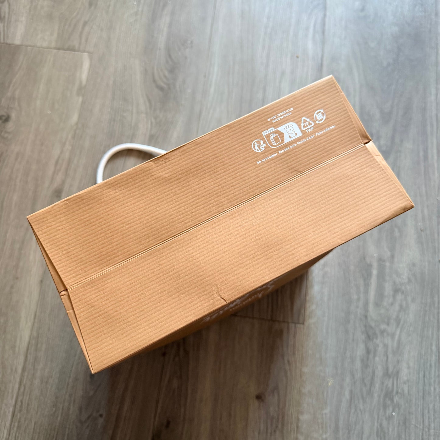 Christian Louboutin paper bag with rope handles