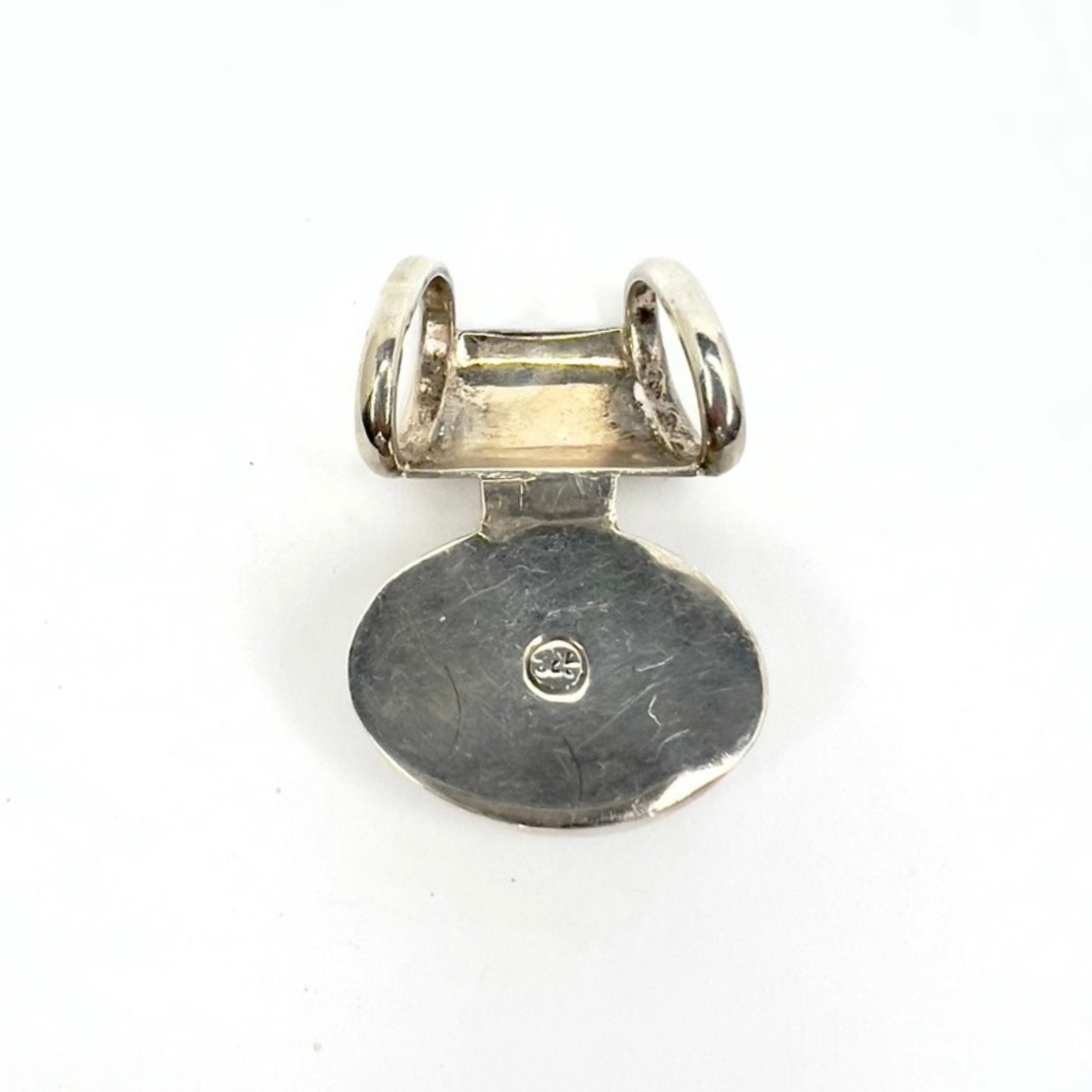 925 Sterling Silver stamped Pendant 1.45x0.99 inches 15.90g