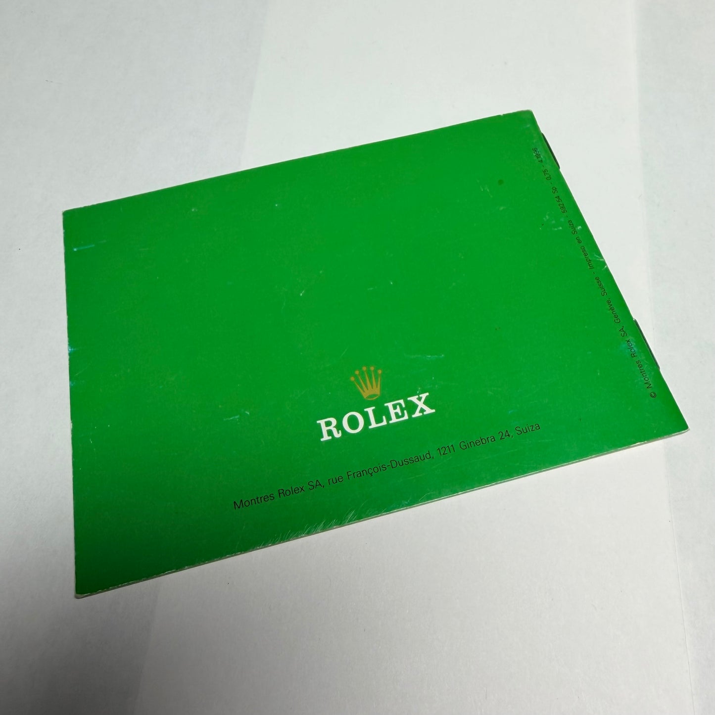 ROLEX Day-Date Booklet 1996 Spanish