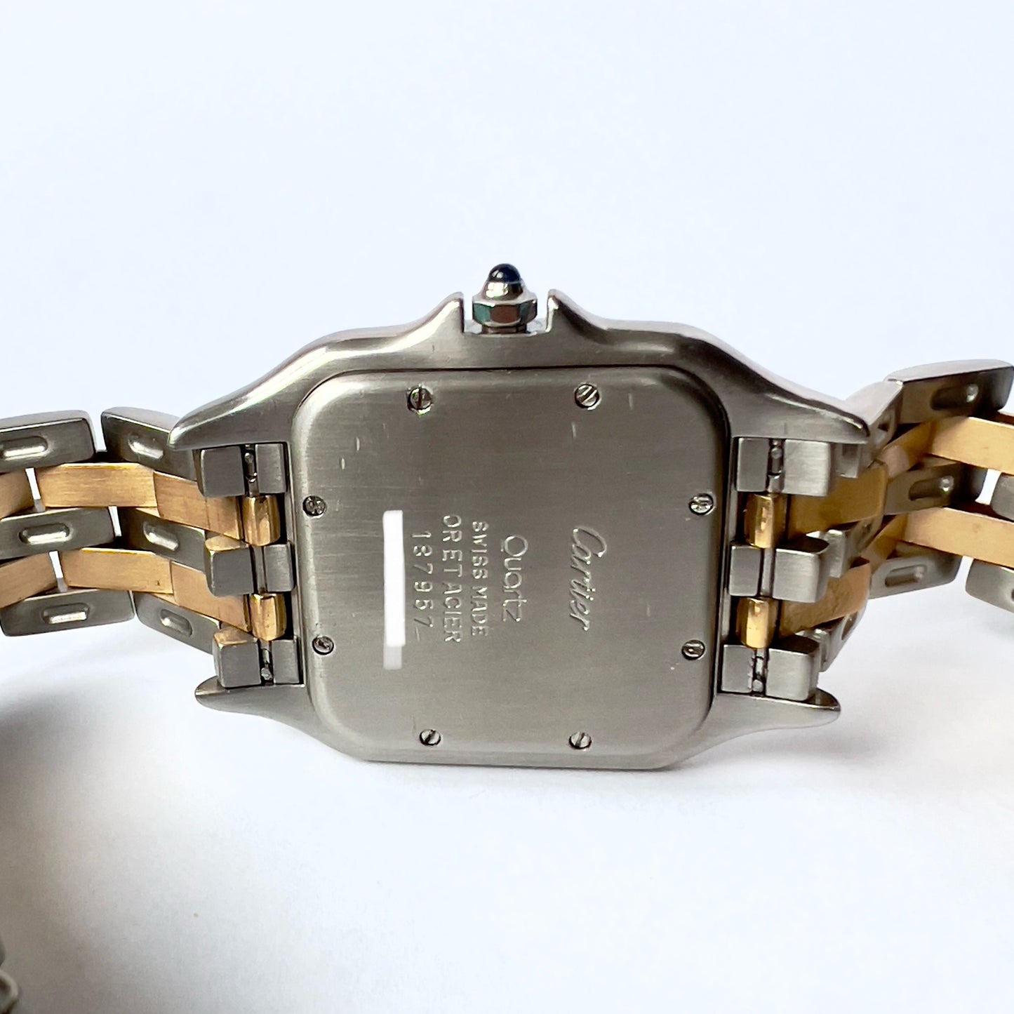 CARTIER PANTHERE Quartz 29mm 2 Row Gold 1.25TCW DIAMOND Watch