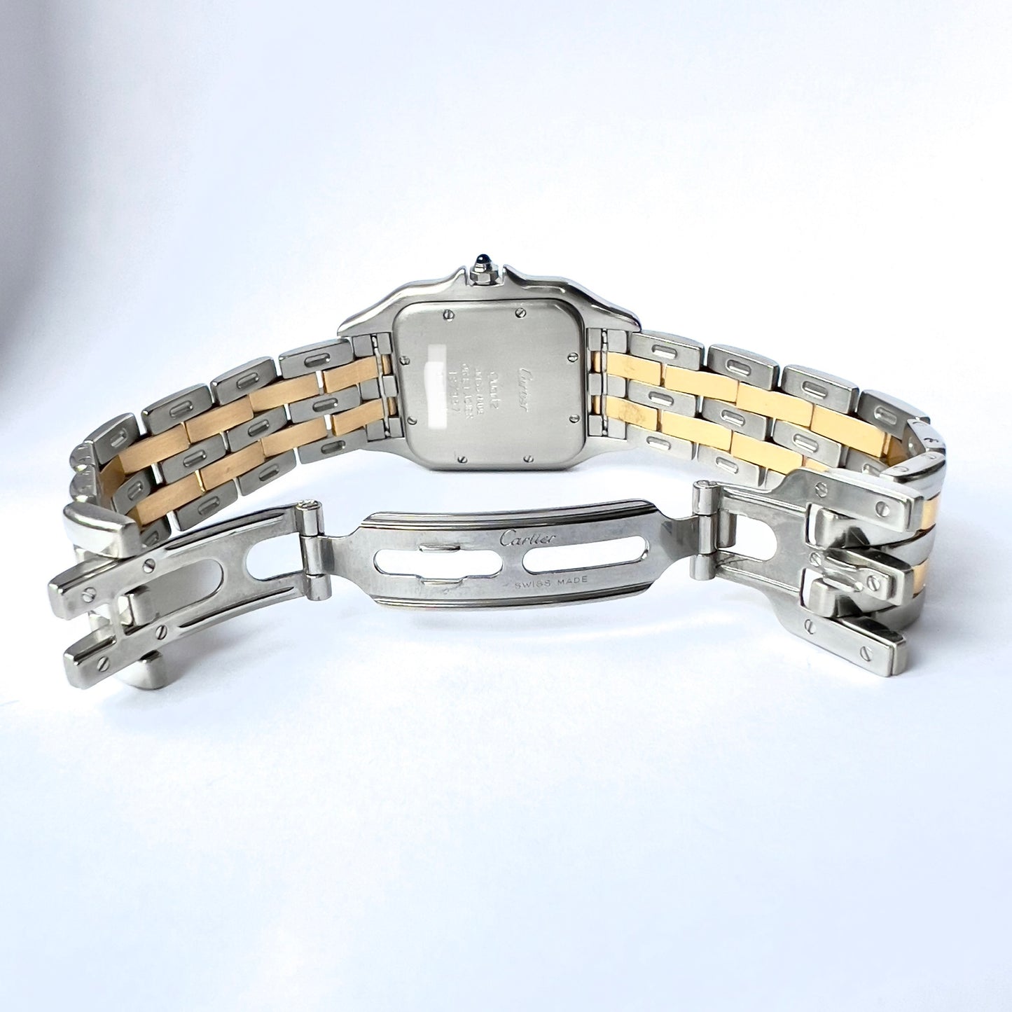 CARTIER PANTHERE Quartz 29mm 2 Row Gold 1.25TCW DIAMOND Watch
