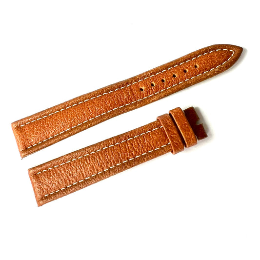 CHOPARD 19mm/16mm Brown Genuine Leather Strap/Band