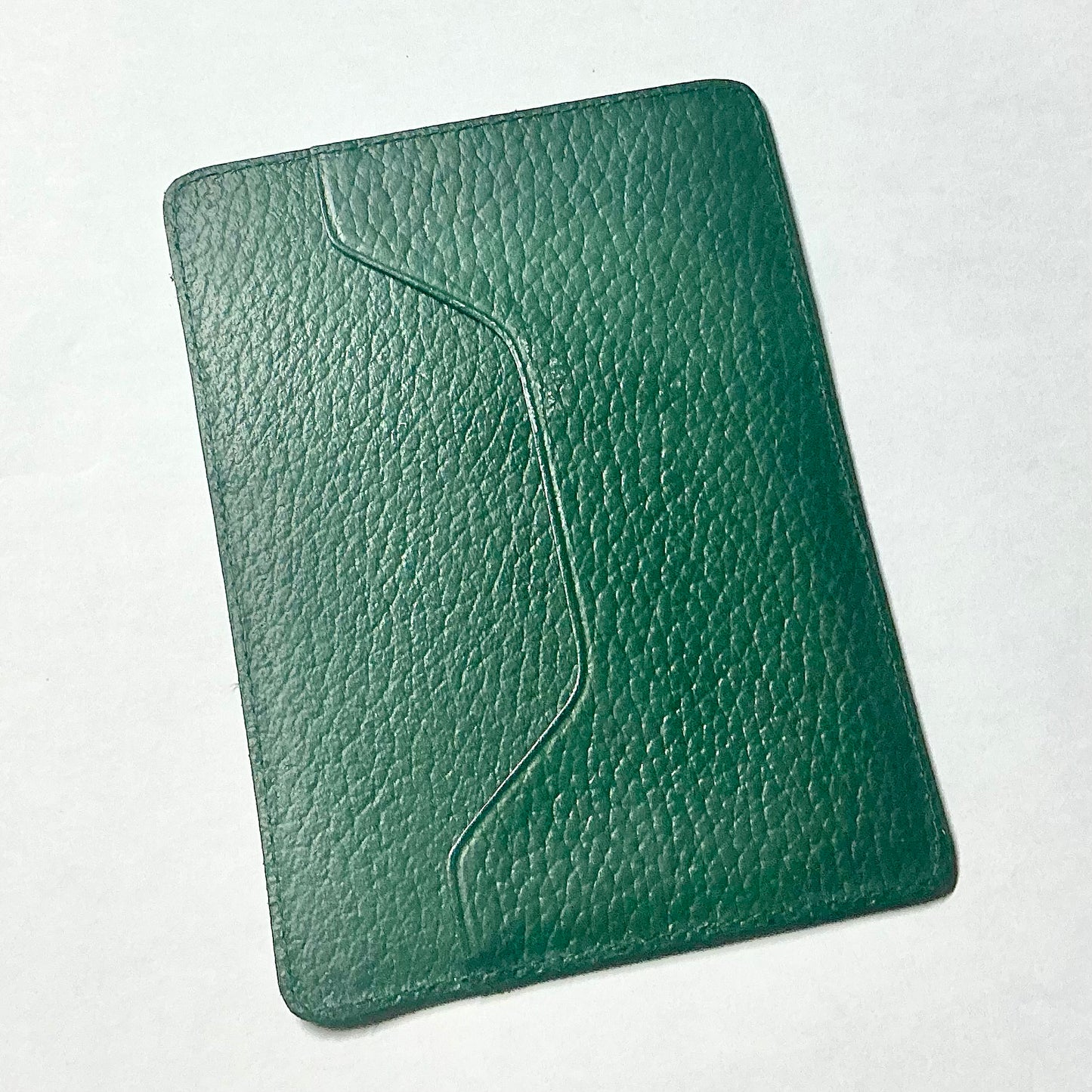 ROLEX Green Leather Card Holder