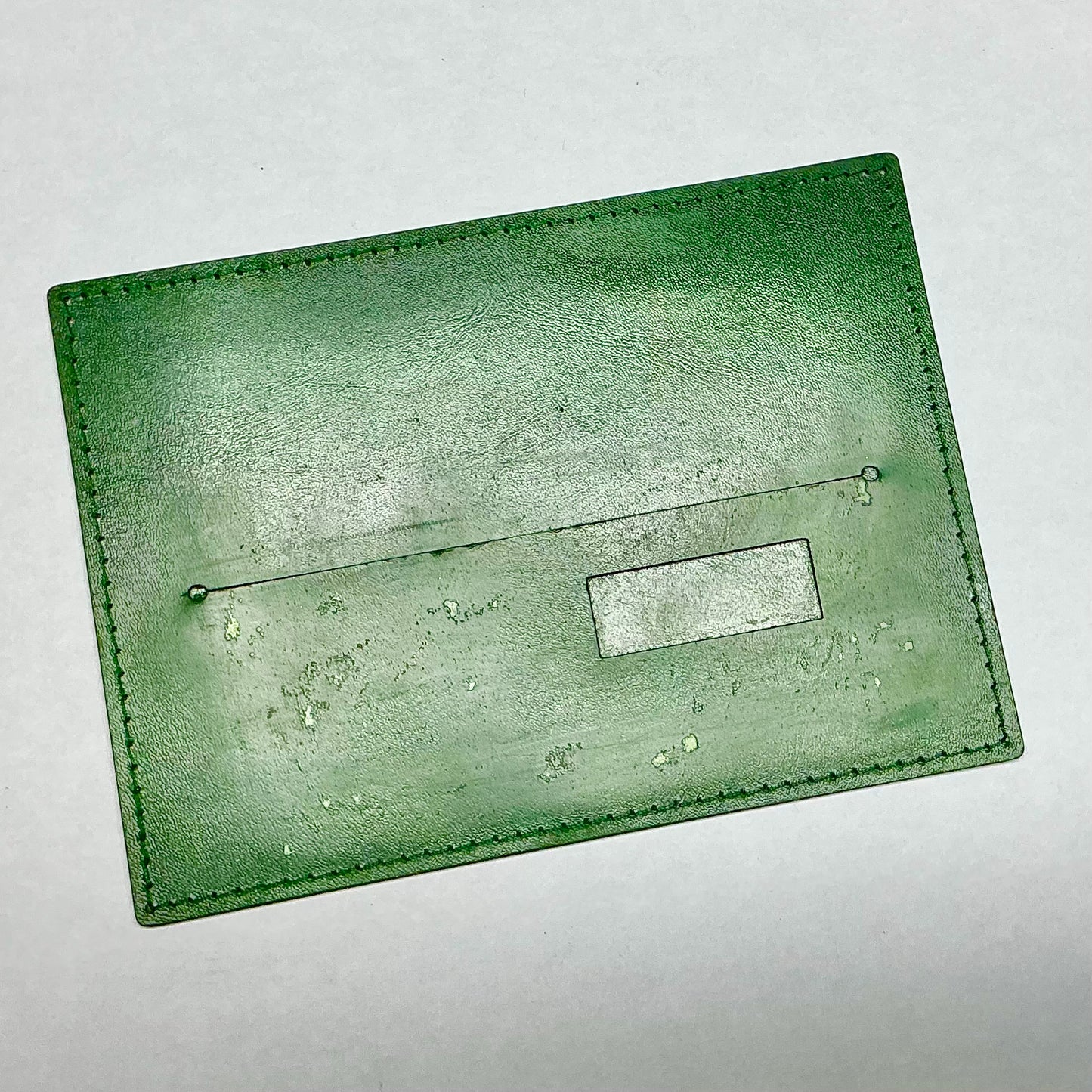 ROLEX Green Leather Card Holder + ROLEX Translation Booklet