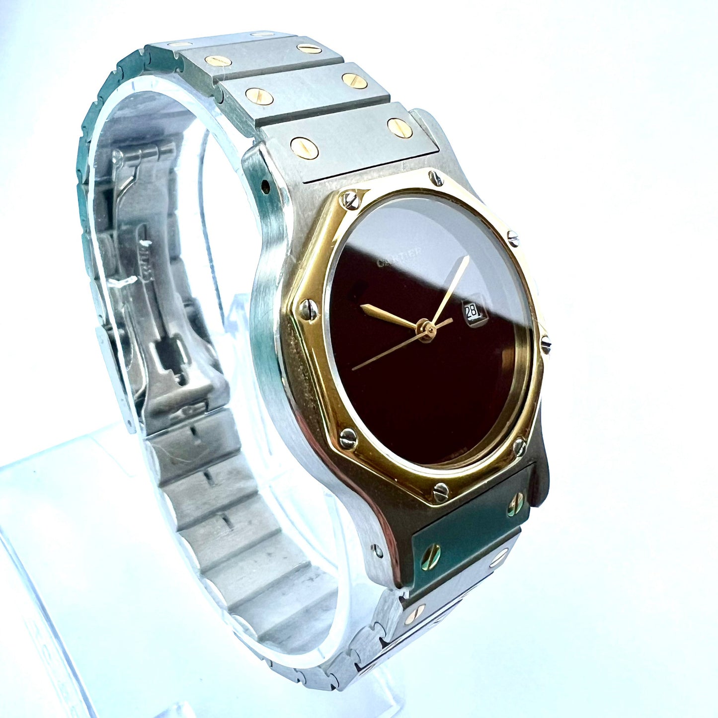 CARTIER SANTOS OCTAGON 31mm Automatic 2 Tone Watch