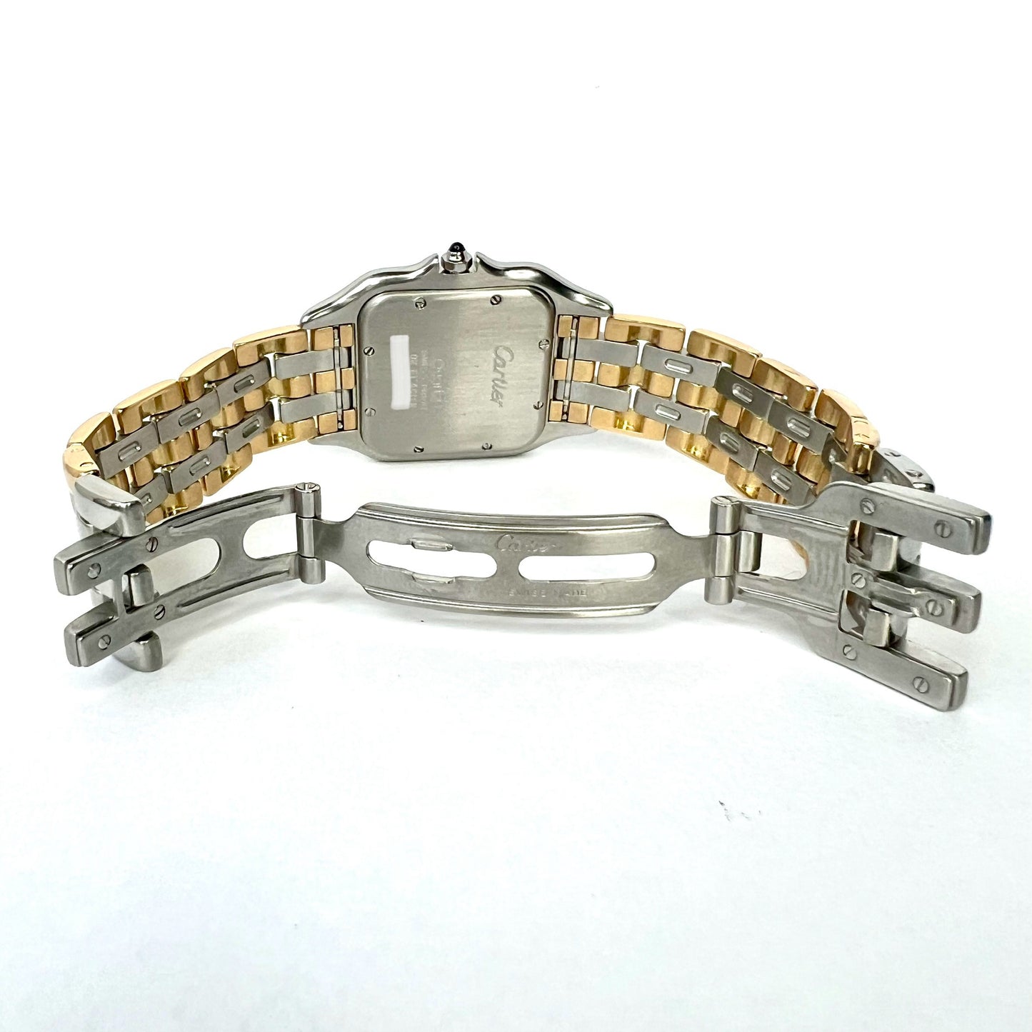 CARTIER PANTHERE Quartz 29mm 3 Row Gold 0.55TCW DIAMOND Watch