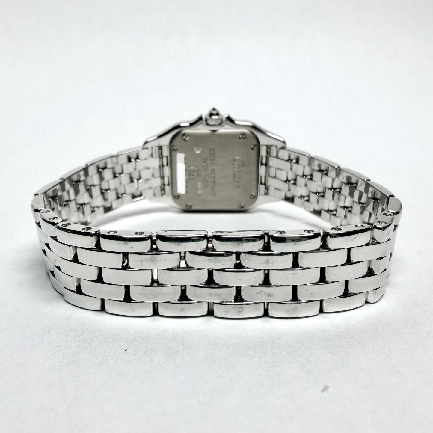 CARTIER PANTHERE Quartz 23mm 18K White Gold 0.34TCW DIAMOND Watch LTD. ED. Silver Dial