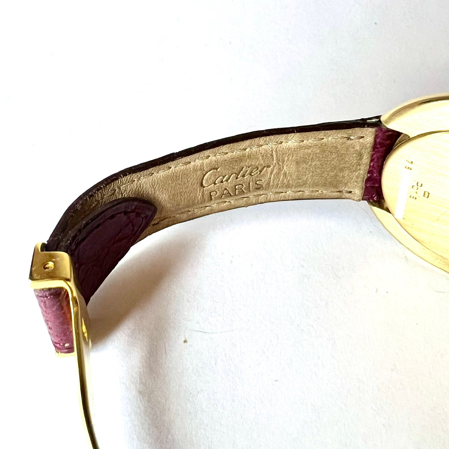 CARTIER ELLIPSE 33mm Manual Winding 18K Yellow Gold Watch