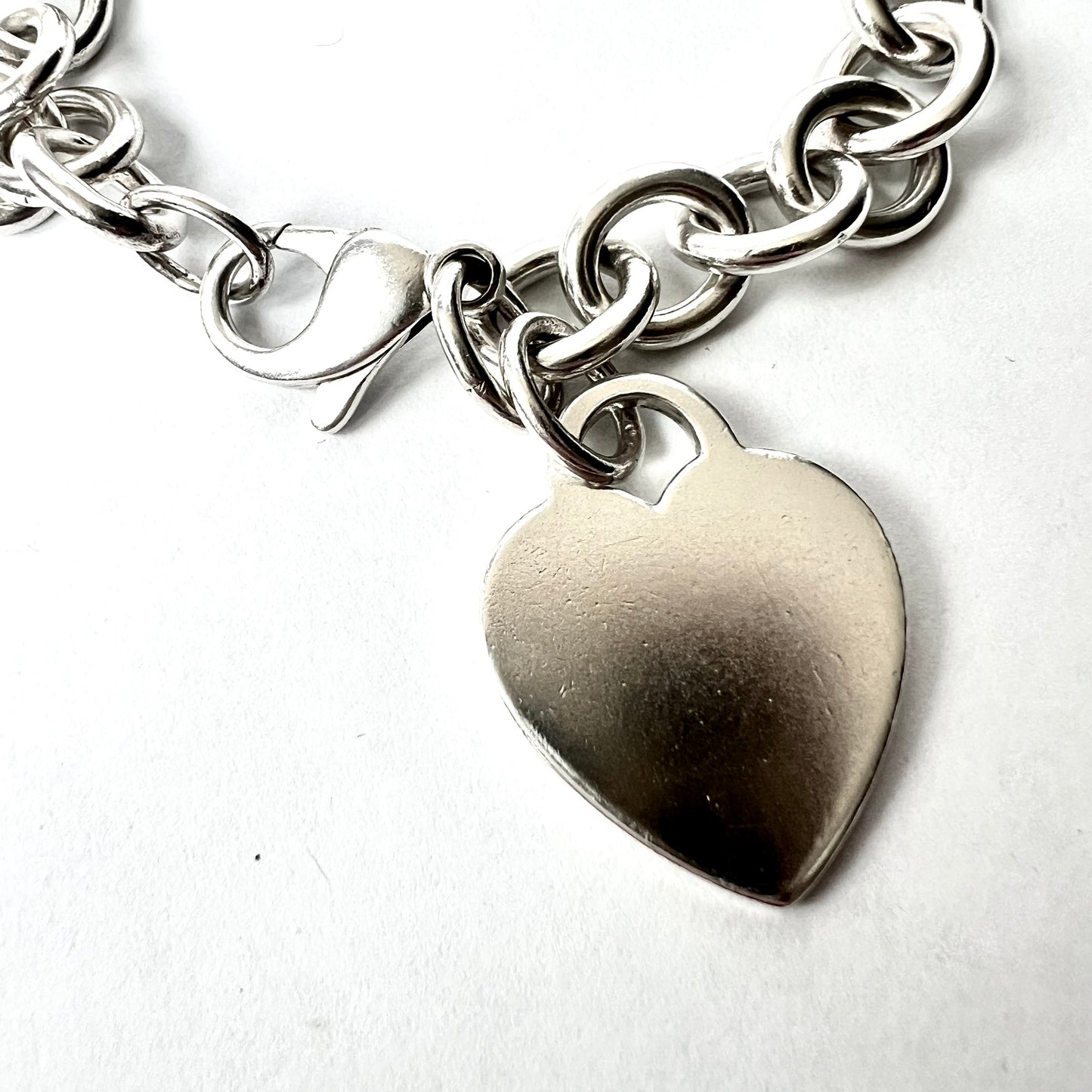 TIFFANY & CO. 925 Sterling Silver Heart Necklace