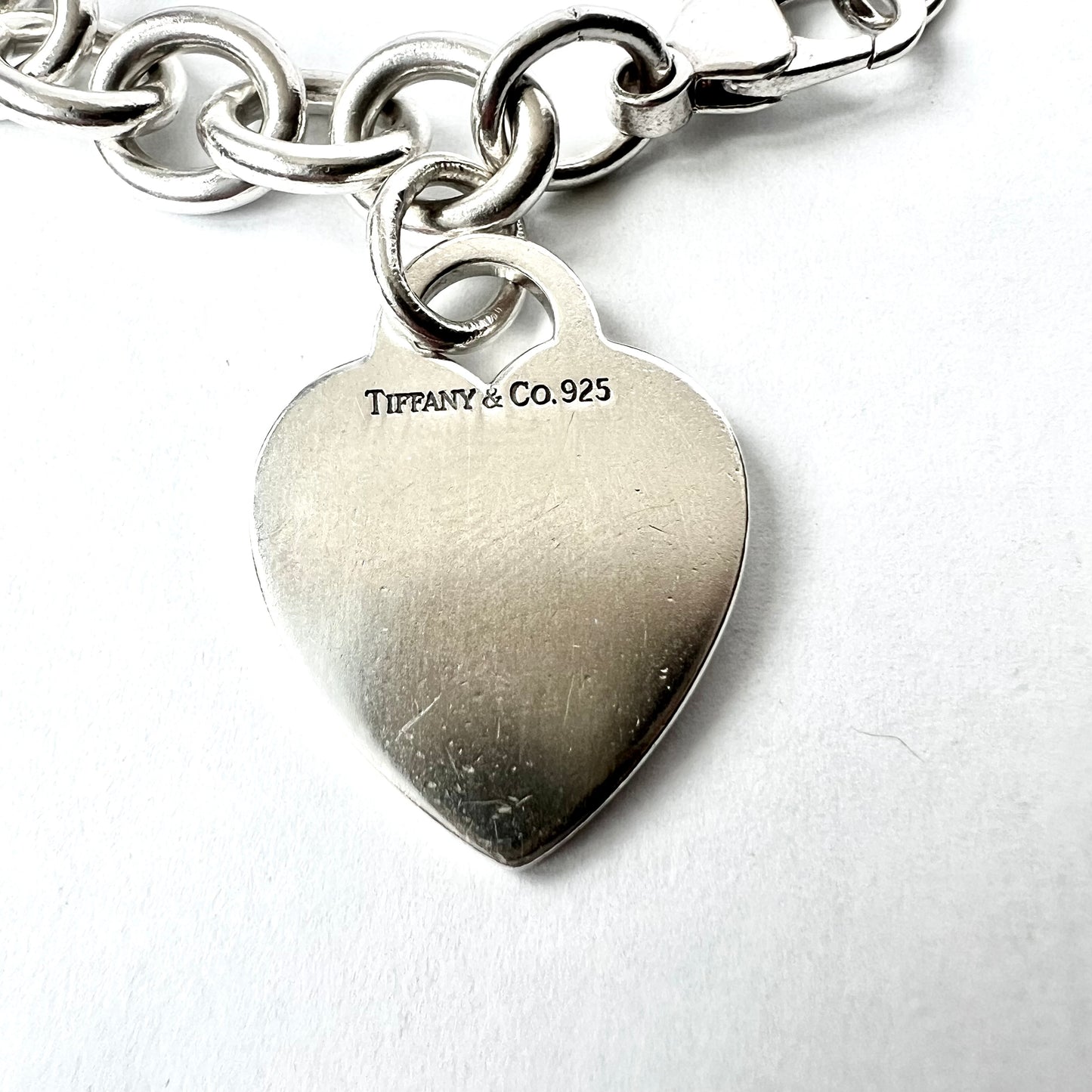TIFFANY & CO. 925 Sterling Silver Heart Necklace