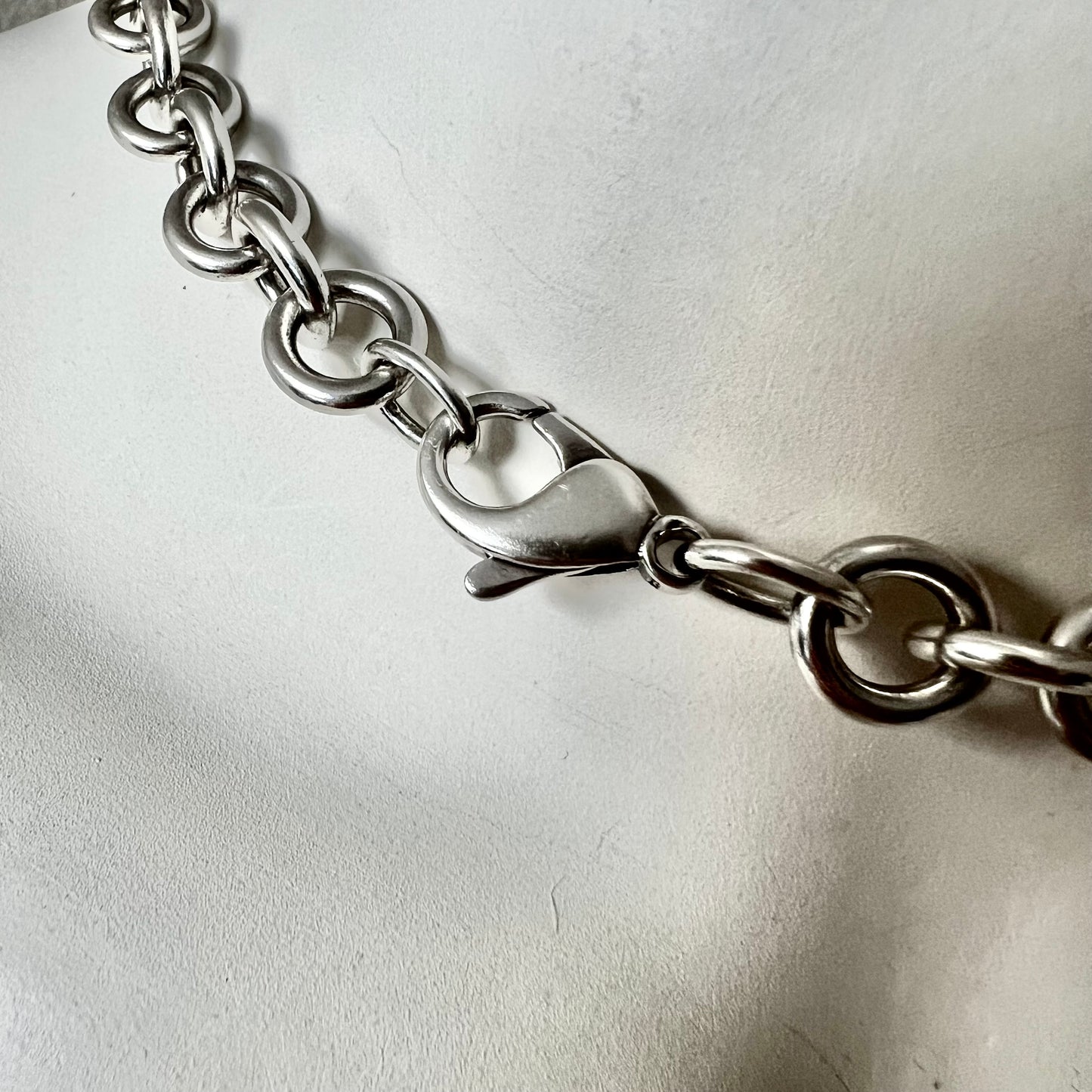 TIFFANY & CO. 925 Sterling Silver Heart Pendant Necklace