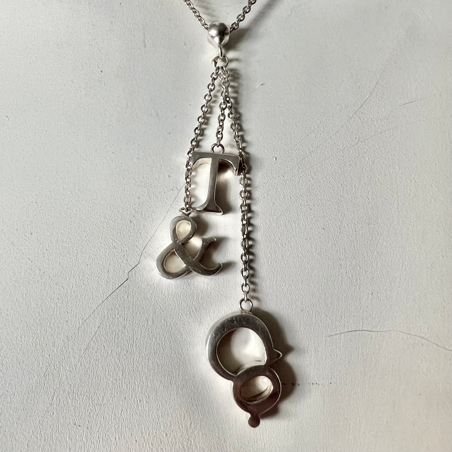 TIFFANY & CO. 925 Sterling Silver Pendant Necklace
