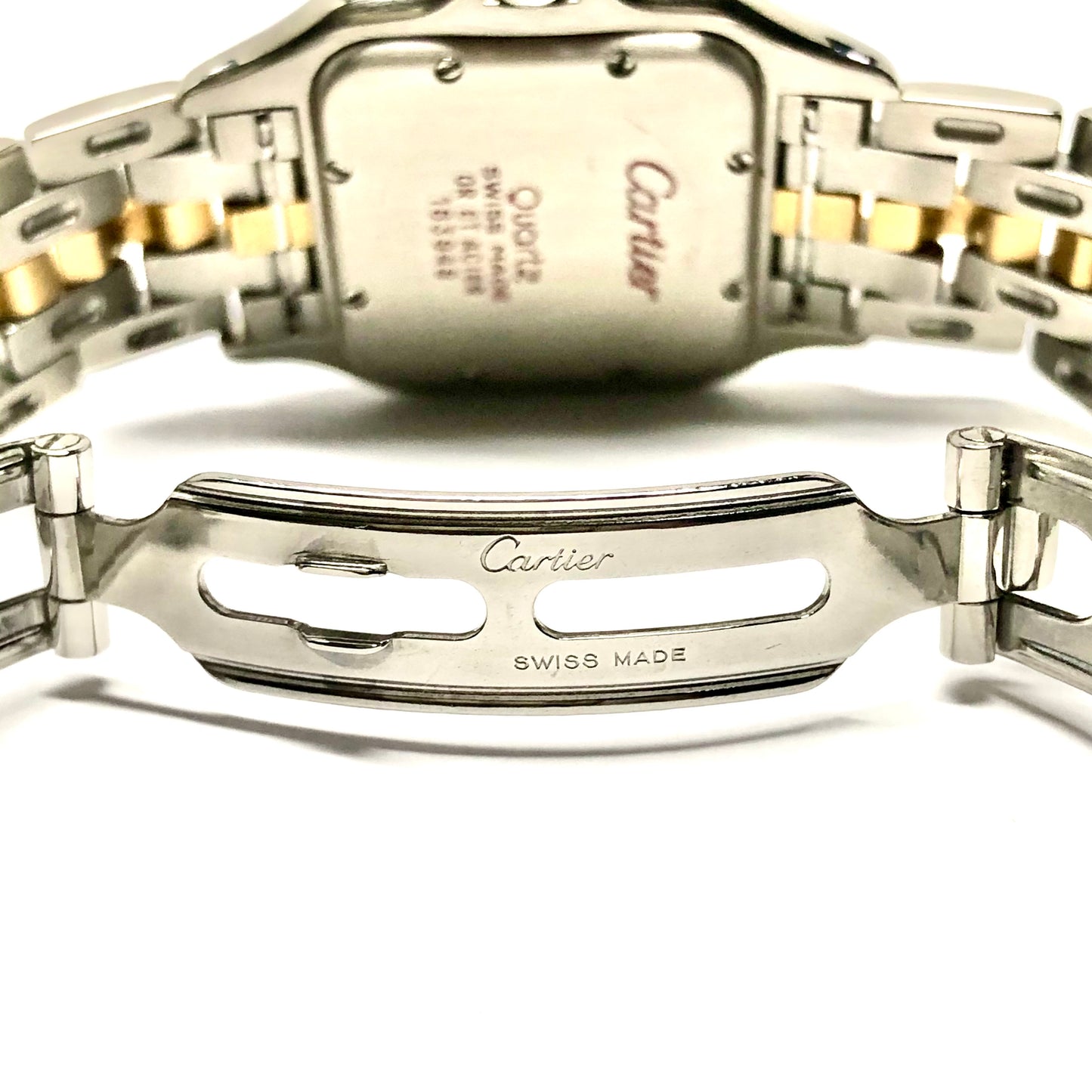 CARTIER PANTHERE Quartz 27mm 1 Row Gold 0.41TCW DIAMOND Watch