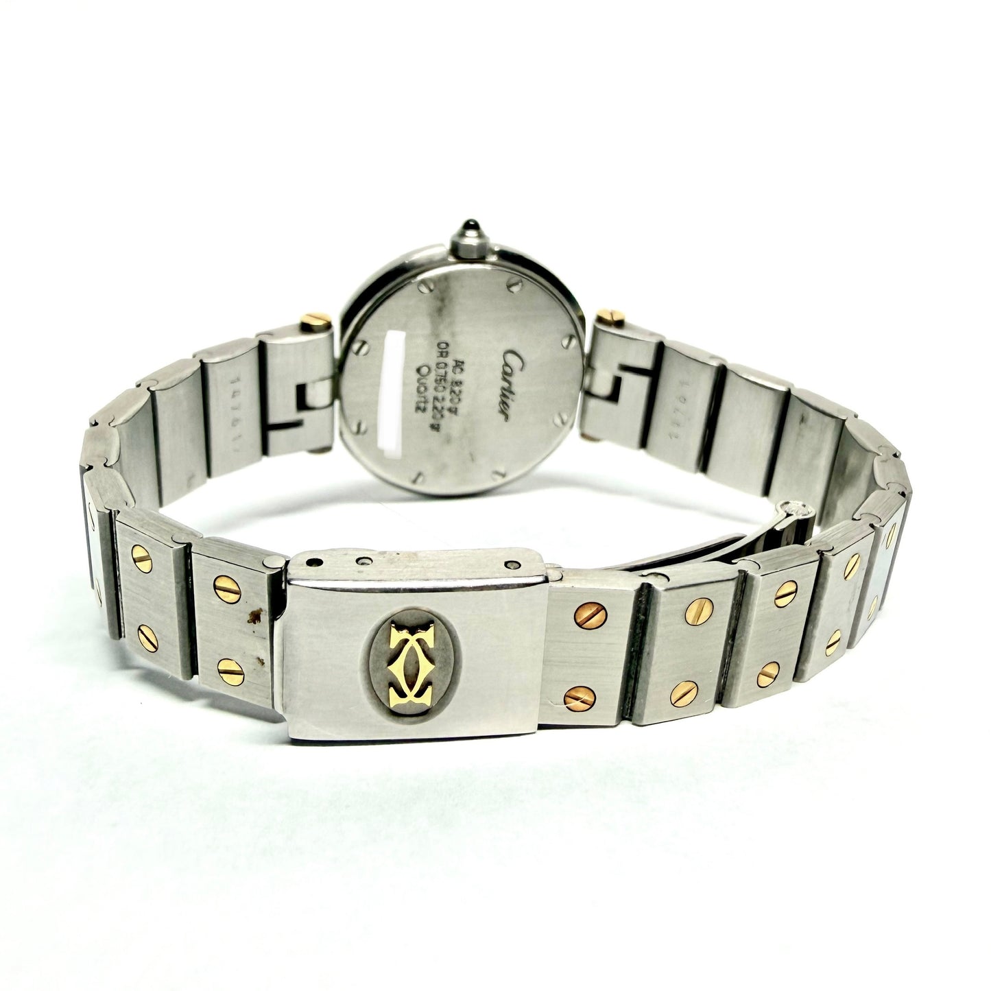 CARTIER SANTOS Ronde Quartz 27mm 2 Tone Watch