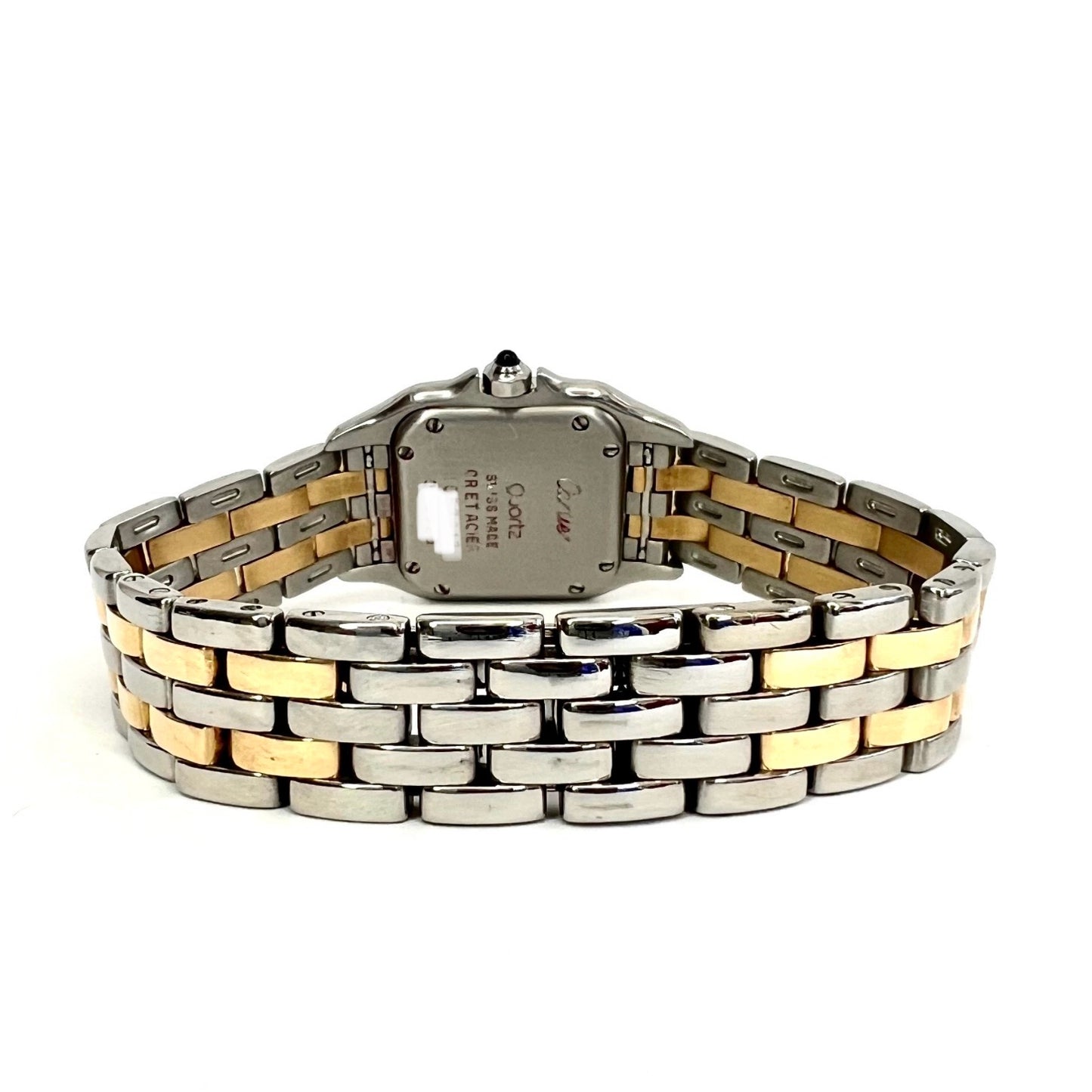 CARTIER PANTHERE Quartz 23mm 2 Row Gold 1.2TCW Diamond Watch