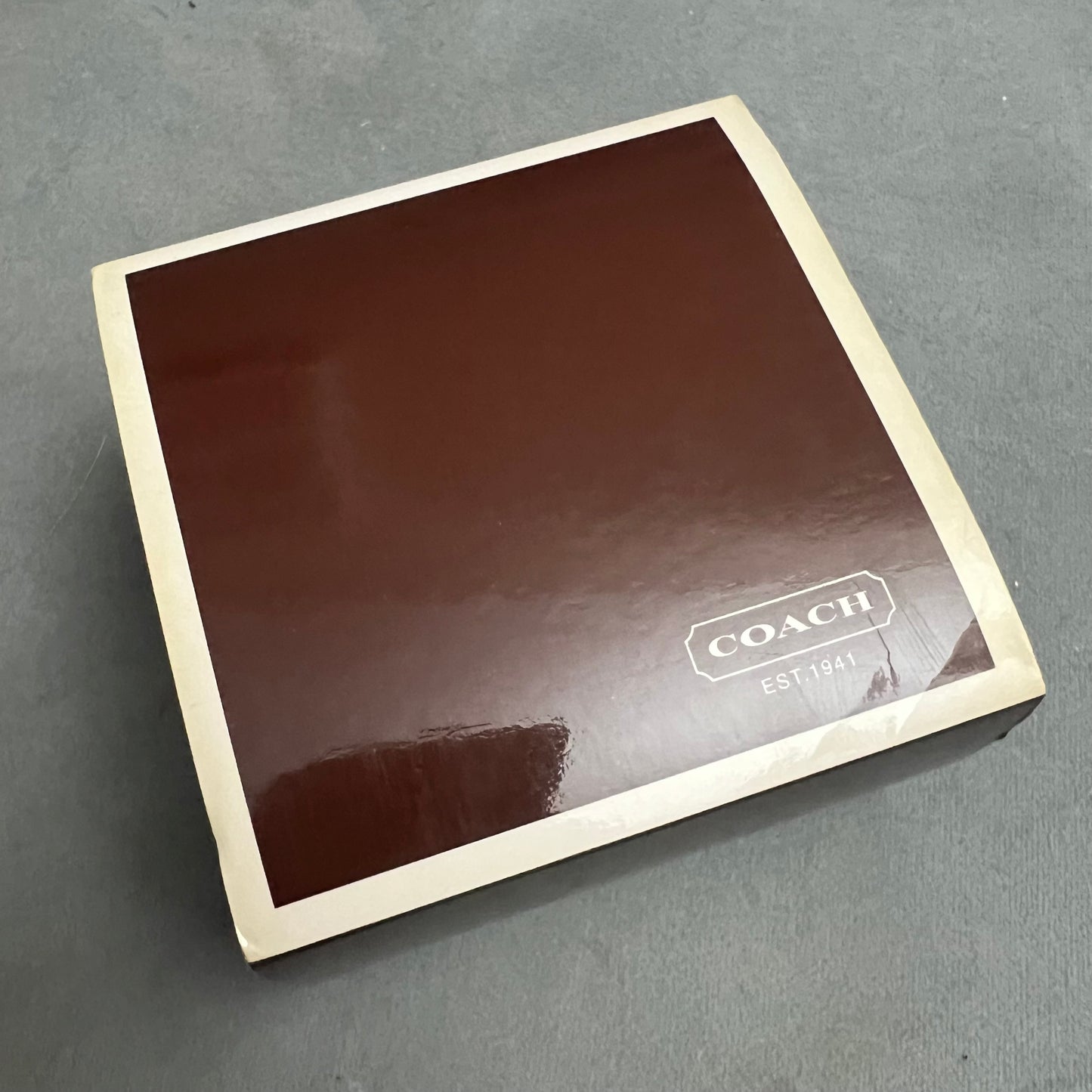 COACH Box + Outer Box 4x4x2.60 inches 