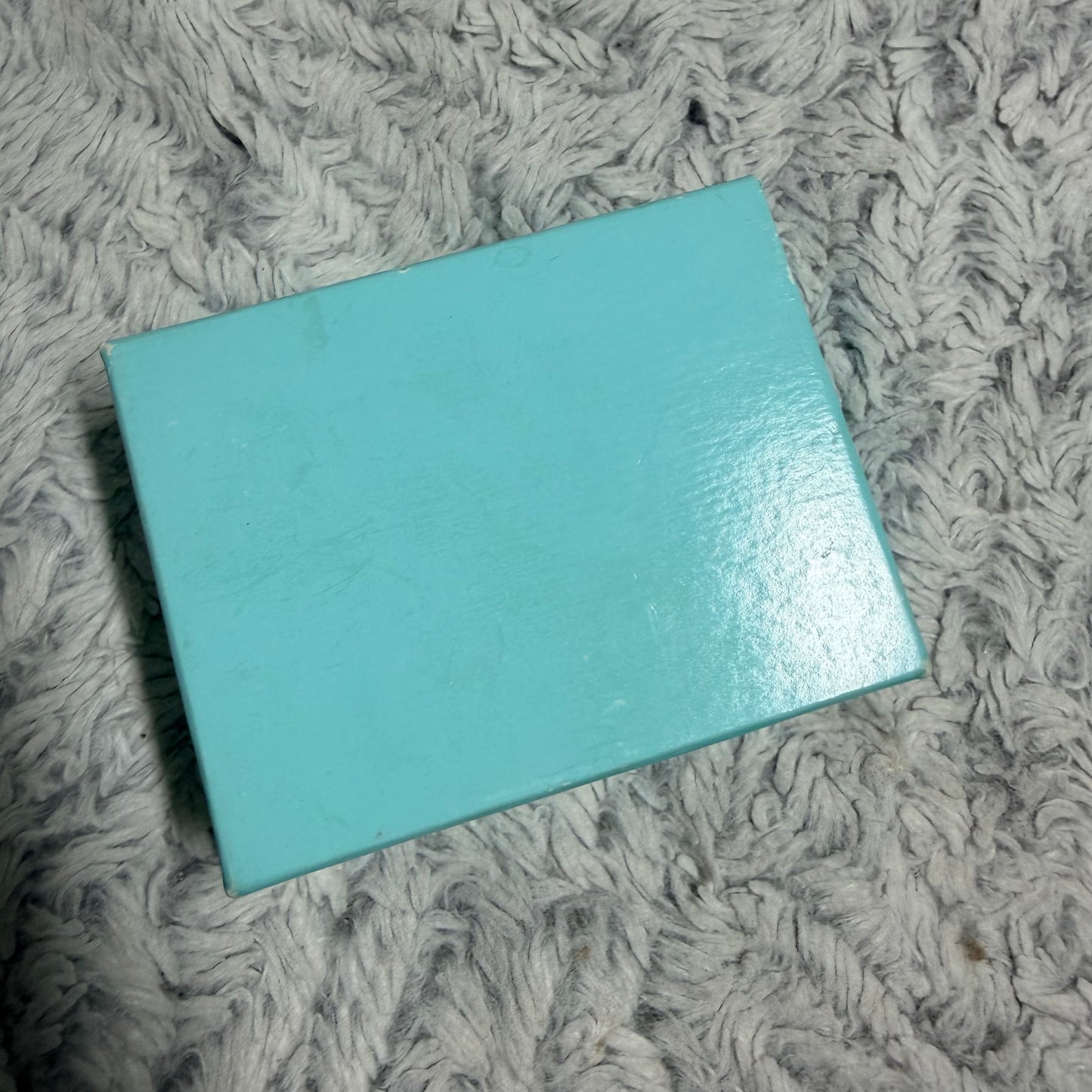 Authentic TIFFANY & CO. Brown Jewerly Pouch 3.60x2.40” + Box 3.75x2.90x1.40” + Original Ribbon