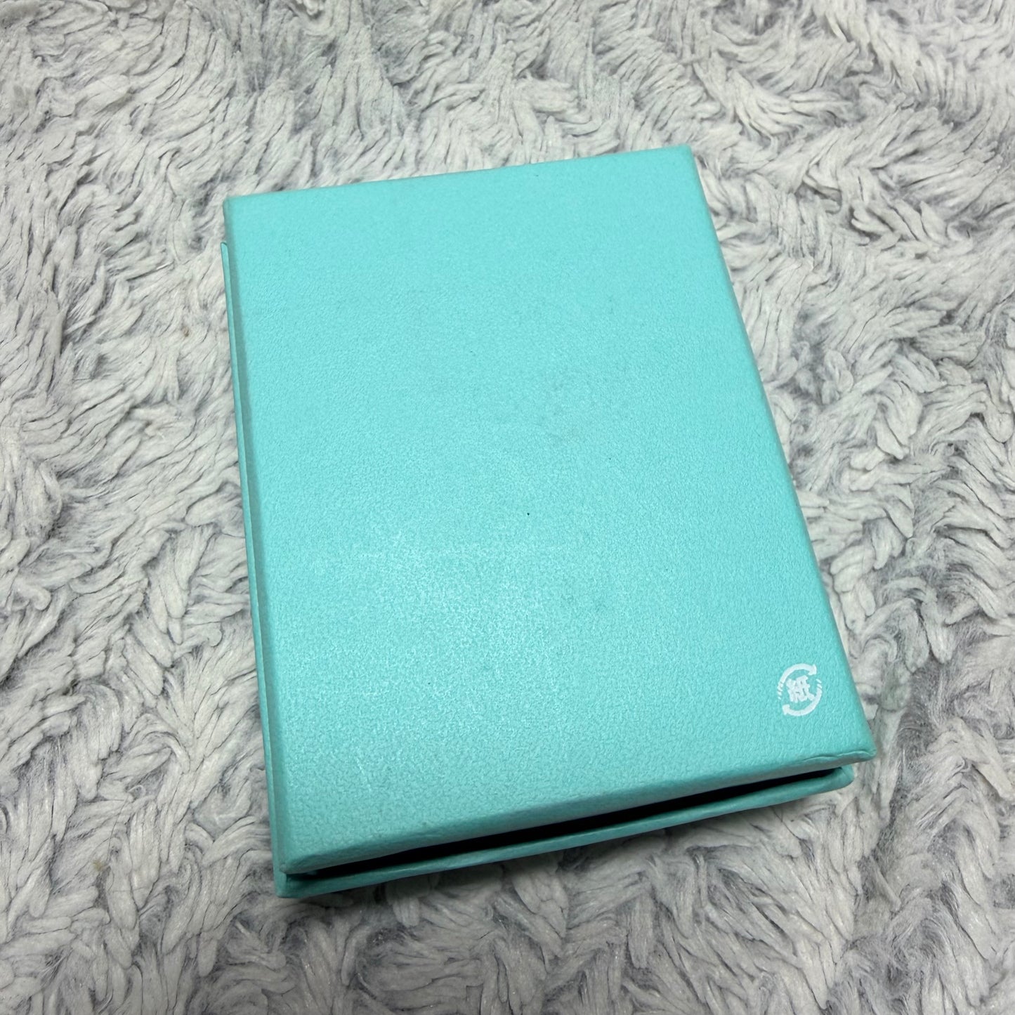 TIFFANY & CO. Jewerly Pouch 3.5x3.20” + Box 3.90x3.05x1.45” + Ribbon