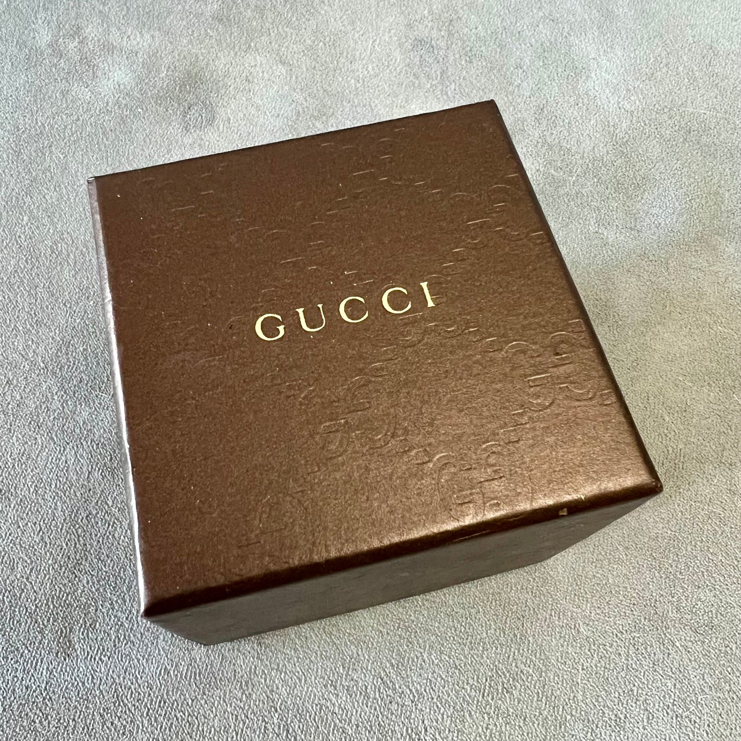 GUCCI Ring Box + Outer Box 3x3x2.60 inches + Booklet