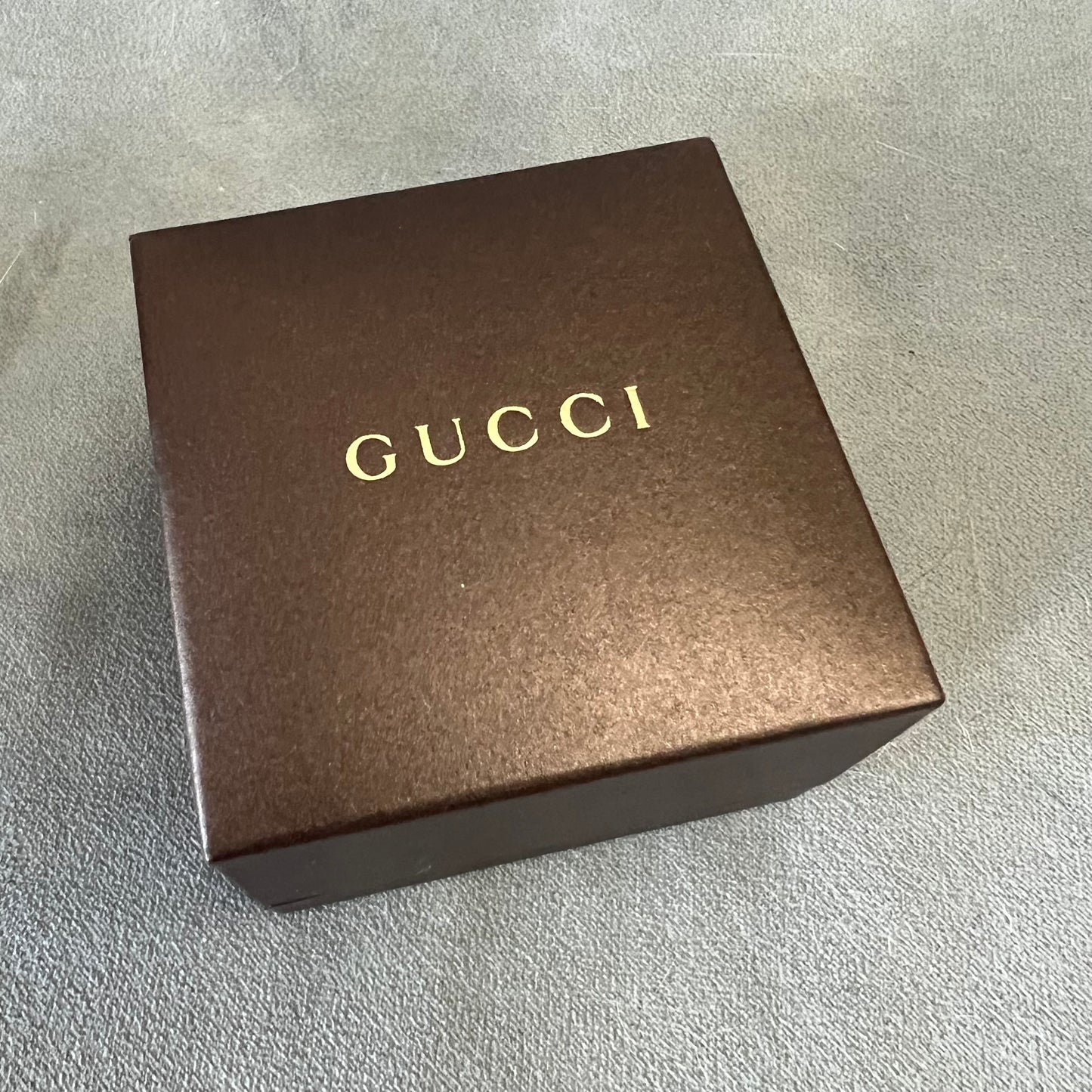 GUCCI Ring Box + Outer Box 3x3x2.60 inches + Booklet