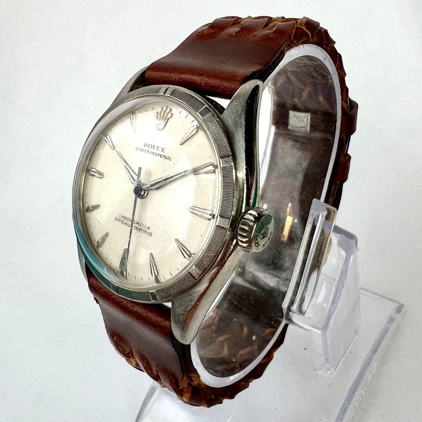 ROLEX Oyster Perpetual Chronometer Automatic 34mm Steel Watch