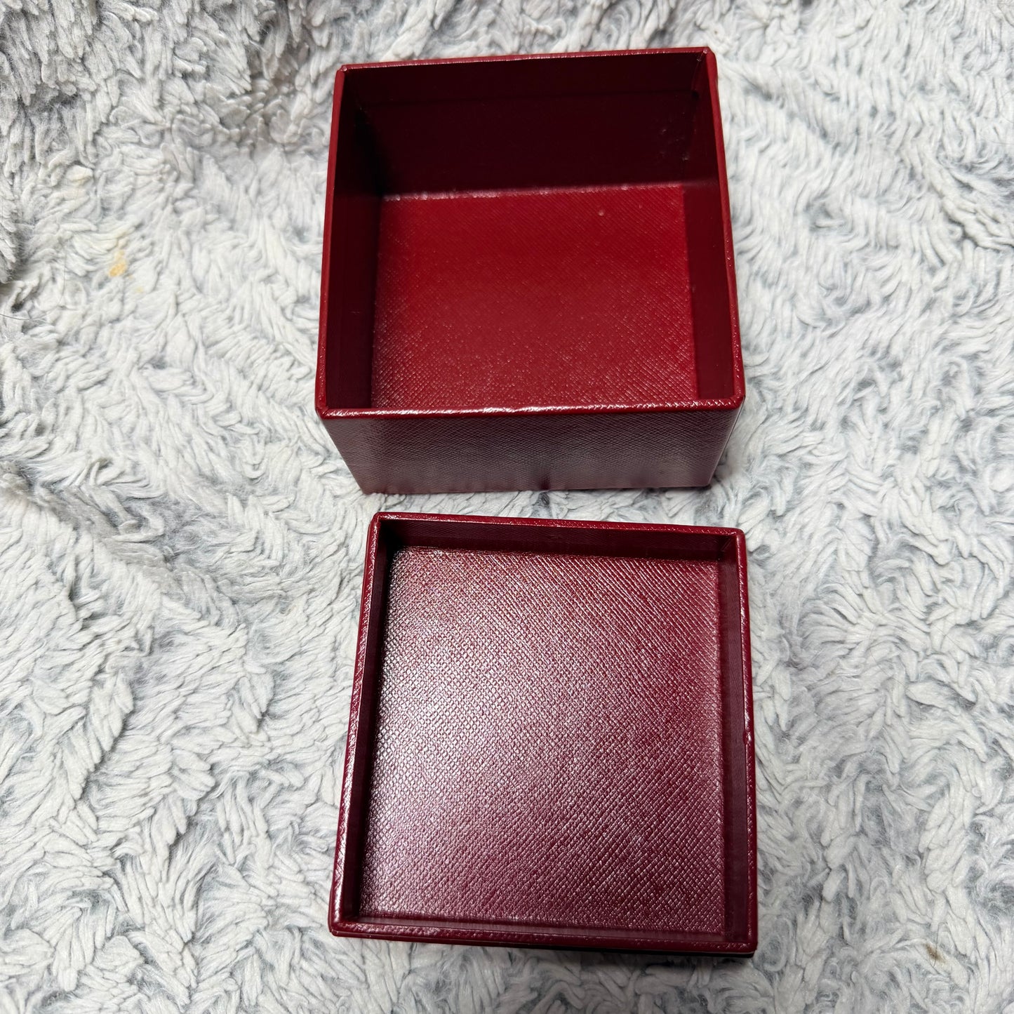CARTIER Ring Box + Outer Box 3.5x3.30x2.40 inches
