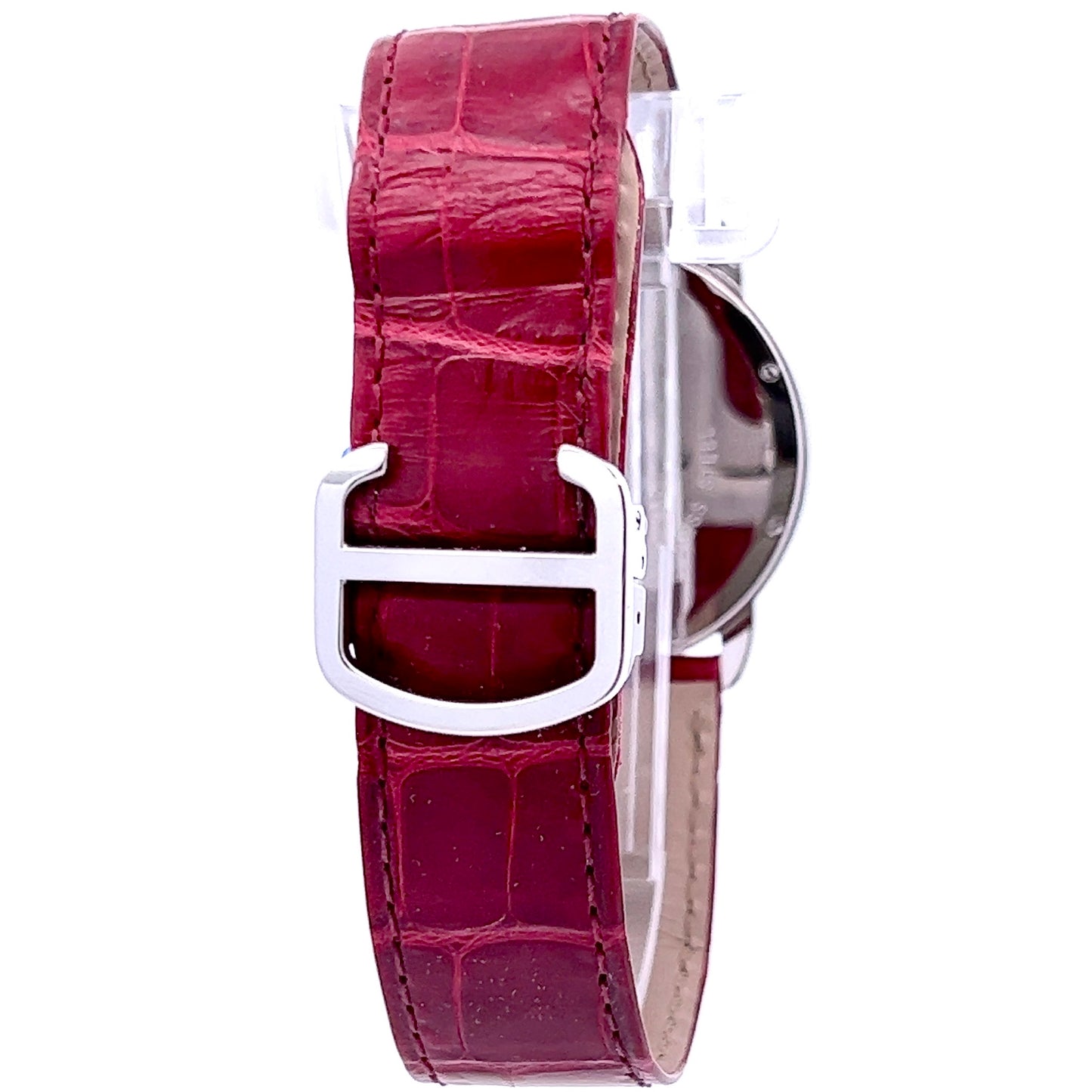 CARTIER RONDE SOLO Date 36mm Quartz Steel 1TCW DIAMOND Watch