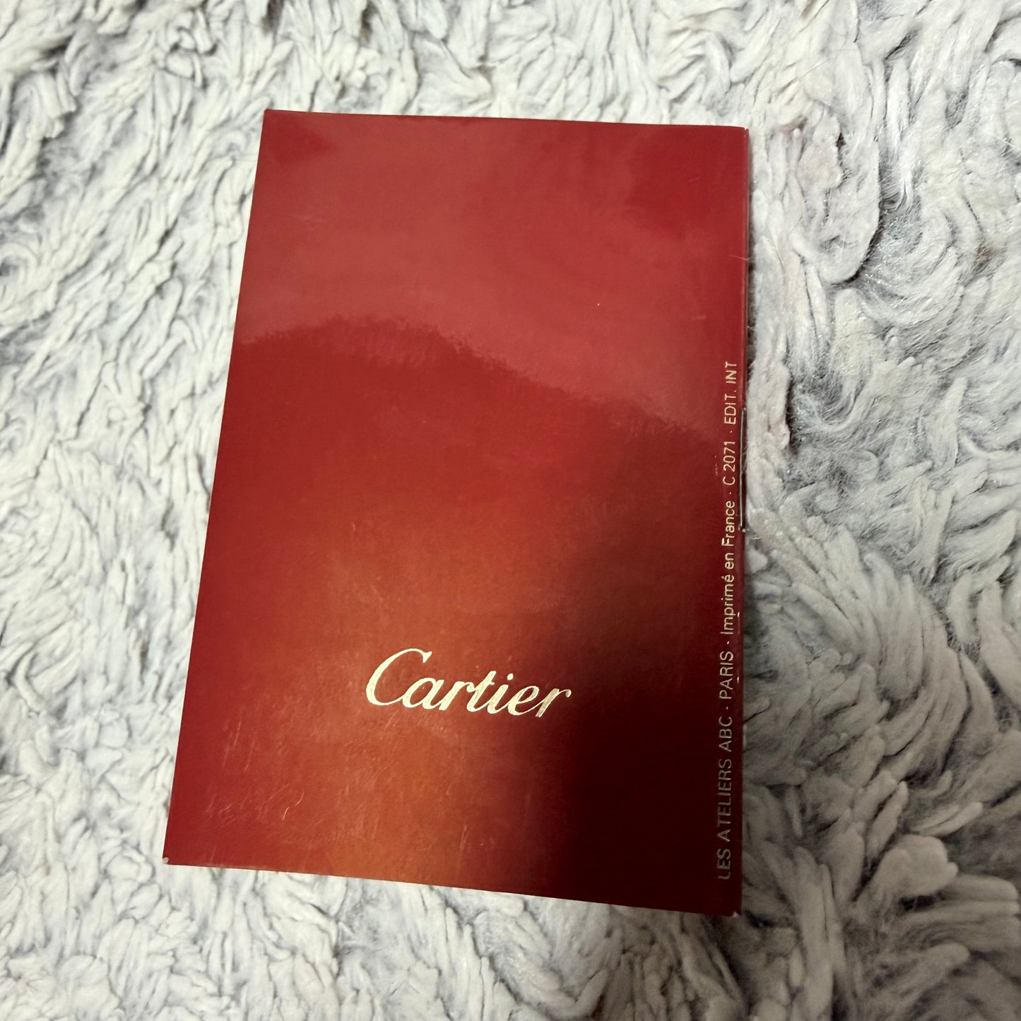 Vintage Must De CARTIER Santos Glasses/Sunglasses Box 6.70x3.50x1.70 inches + Filled Certificate