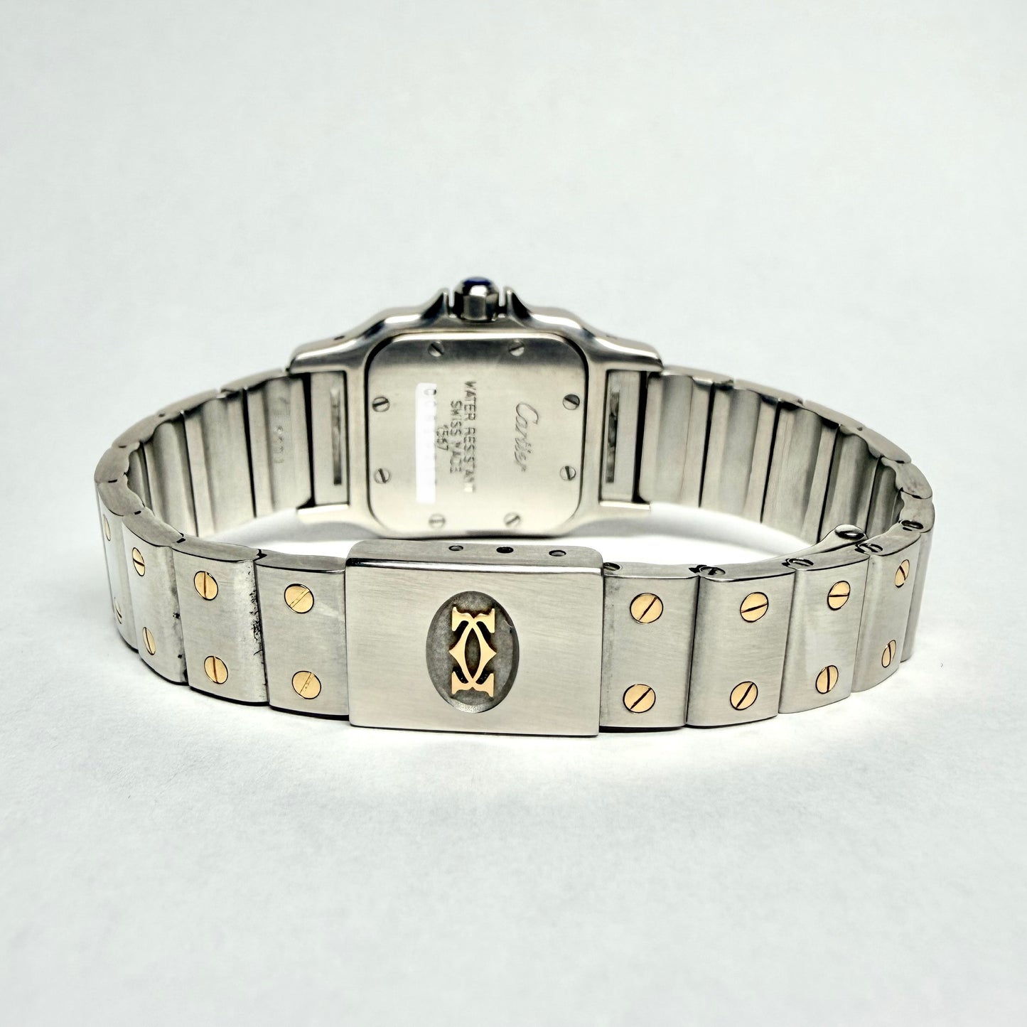 CARTIER SANTOS GALBEE 24mm Quartz 2 Tone Watch