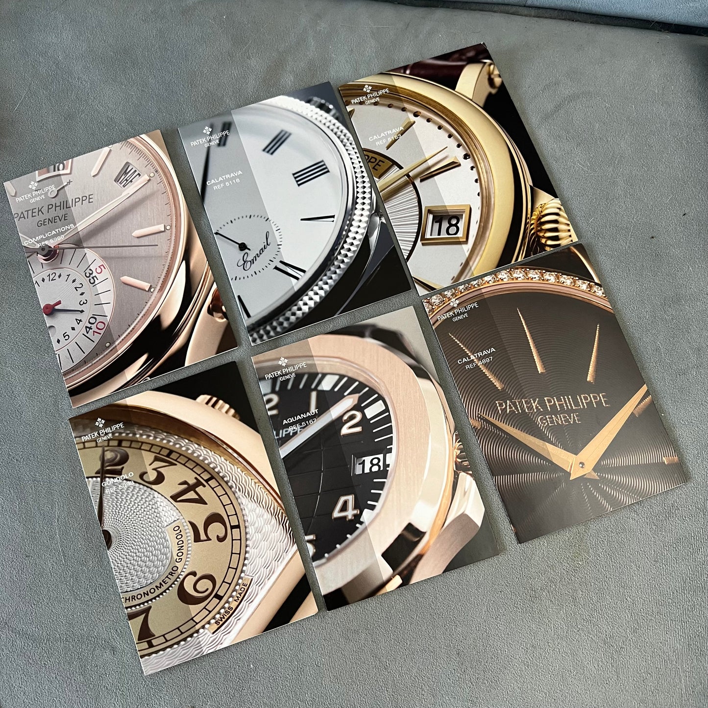 PATEK PHILIPPE New Models 2009 Set of 19 Cards 6x4.30x1.25 inches