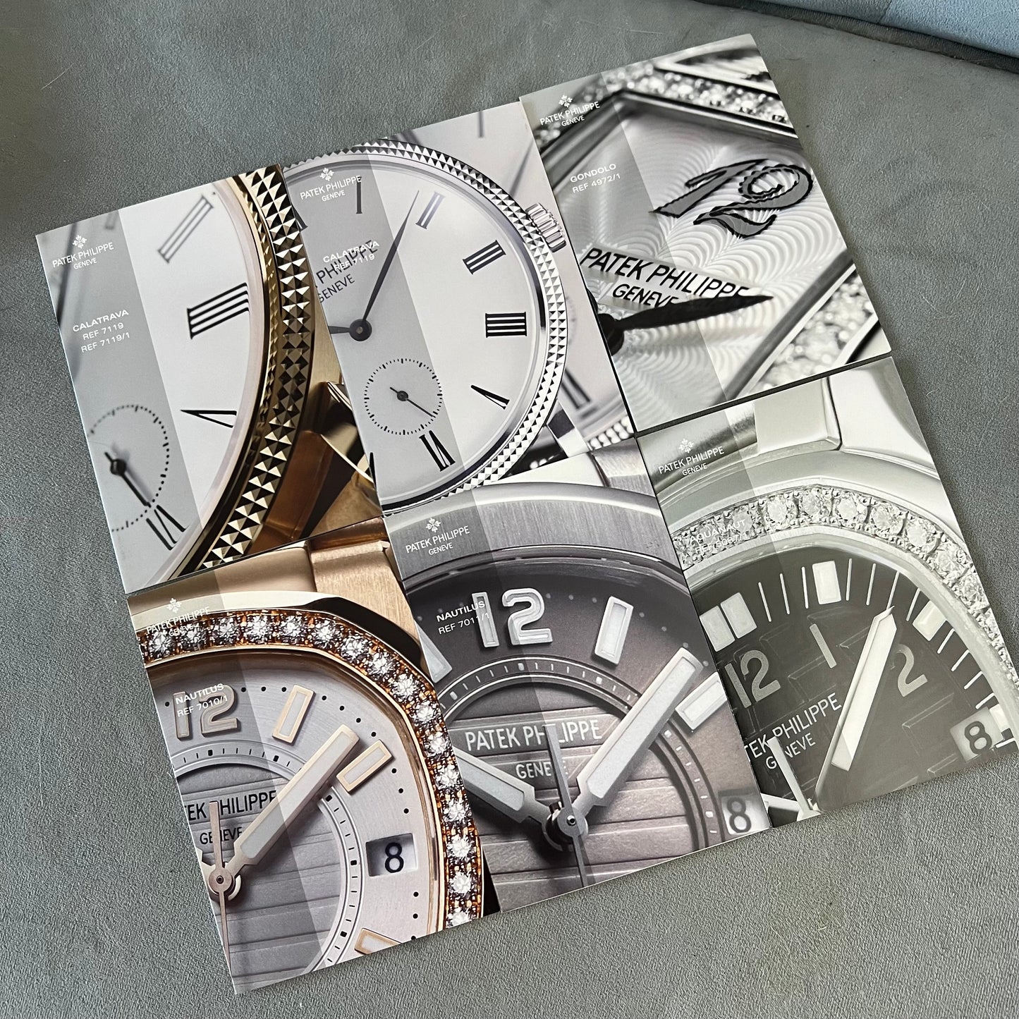 PATEK PHILIPPE New Models 2009 Set of 19 Cards 6x4.30x1.25 inches