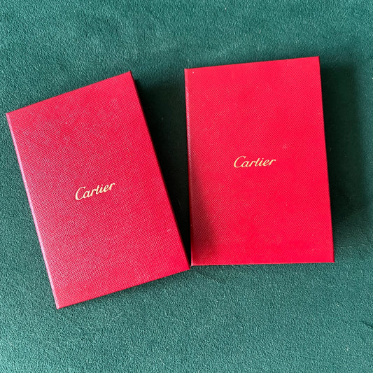 CARTIER Jewelry Filled Certificate in Folder 5x3.25 inches