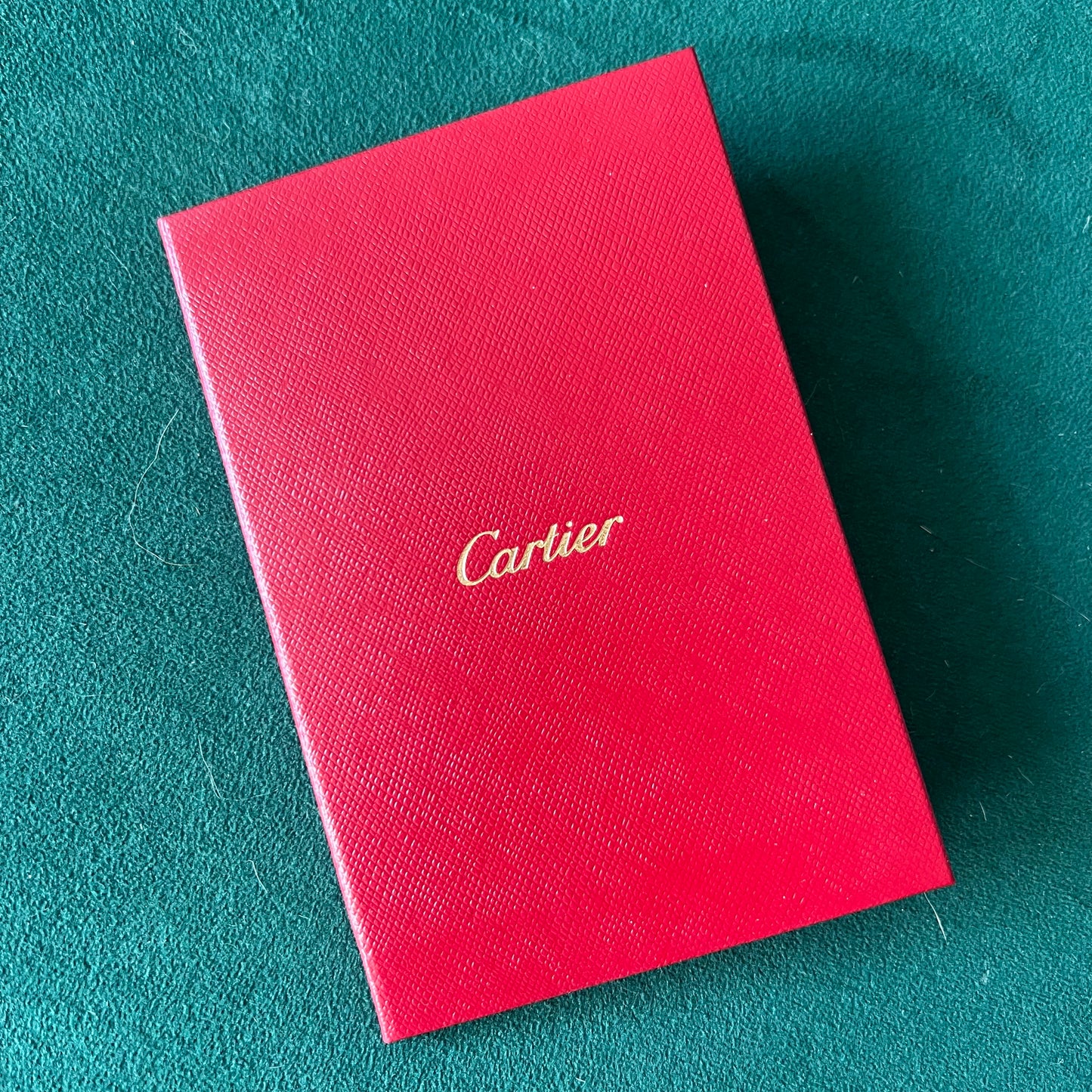CARTIER Jewelry Filled Certificate in Folder 5x3.25 inches