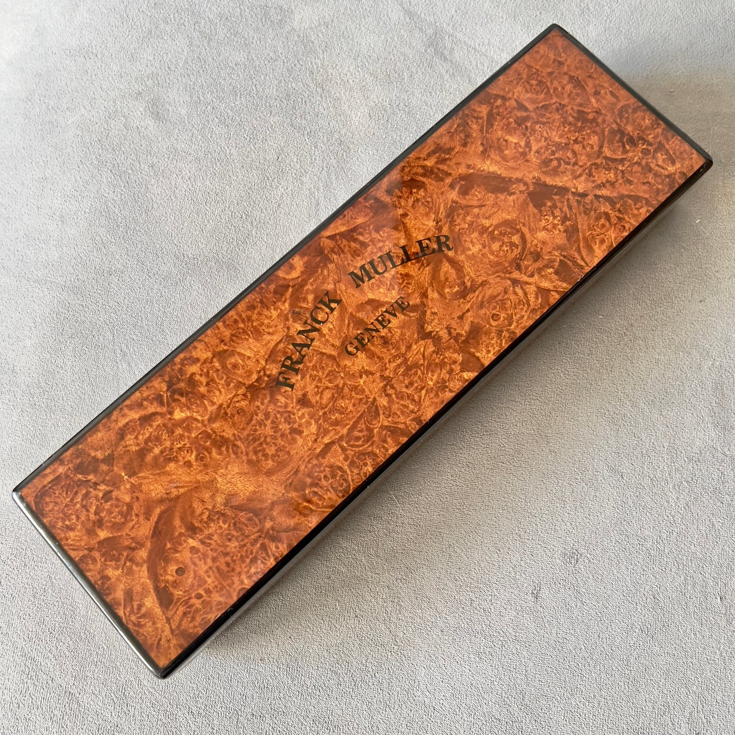 FRANCK MULLER Brown Wooden Box