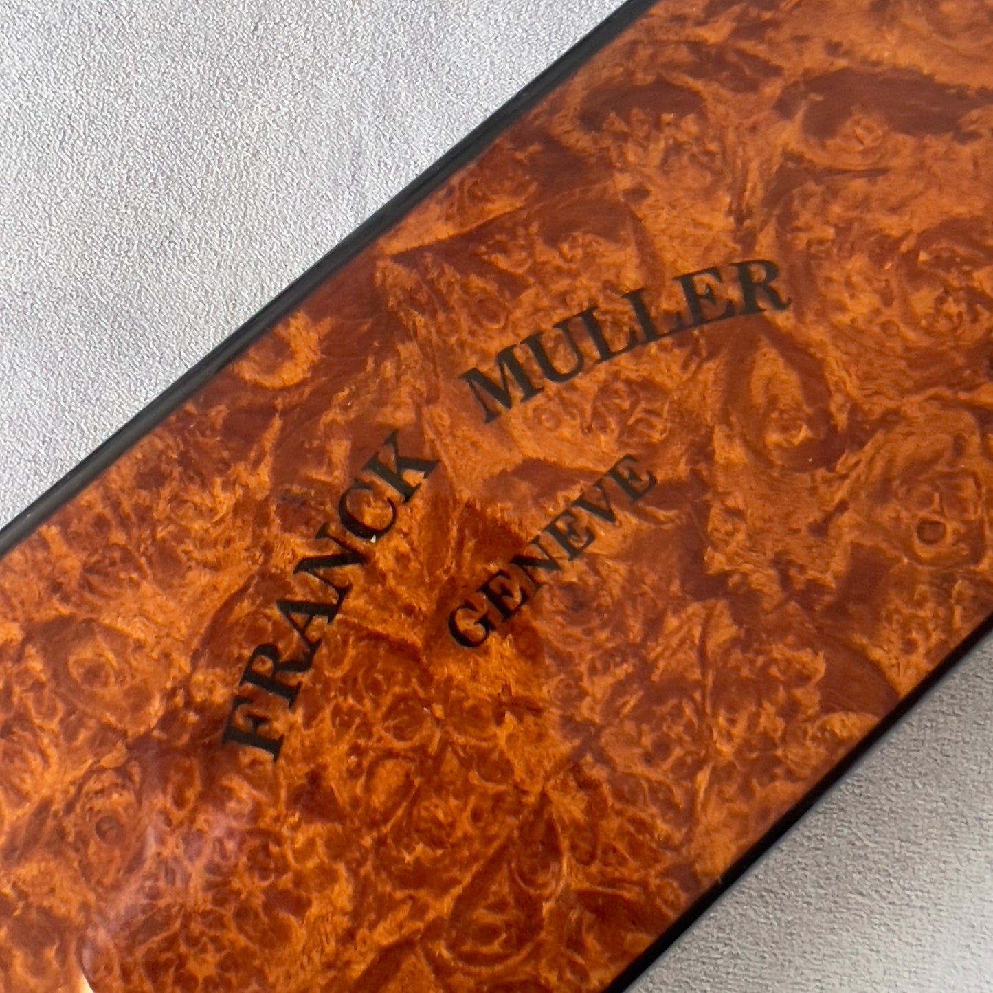 FRANCK MULLER Brown Wooden Box