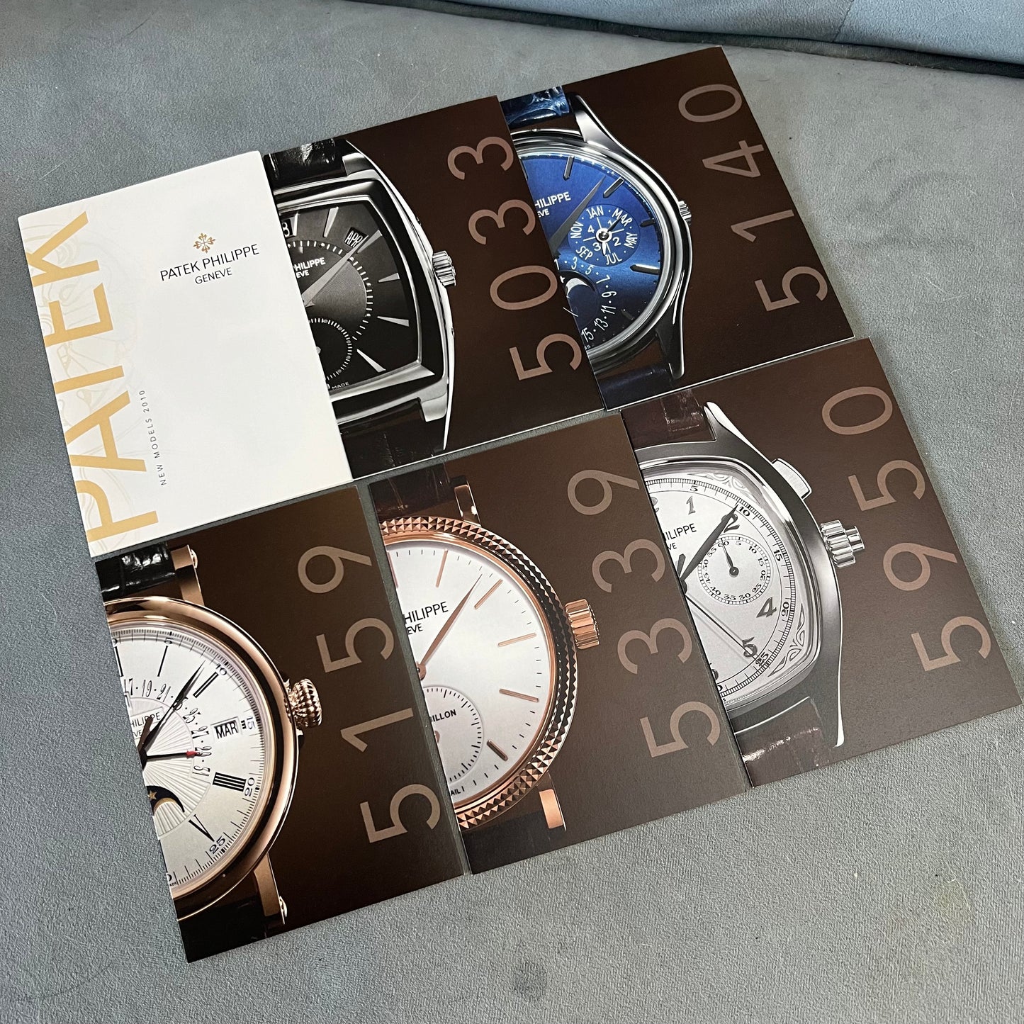 PATEK PHILIPPE New Models 2010 Set of 22 Cards 6.30x4.5x1.5 inches