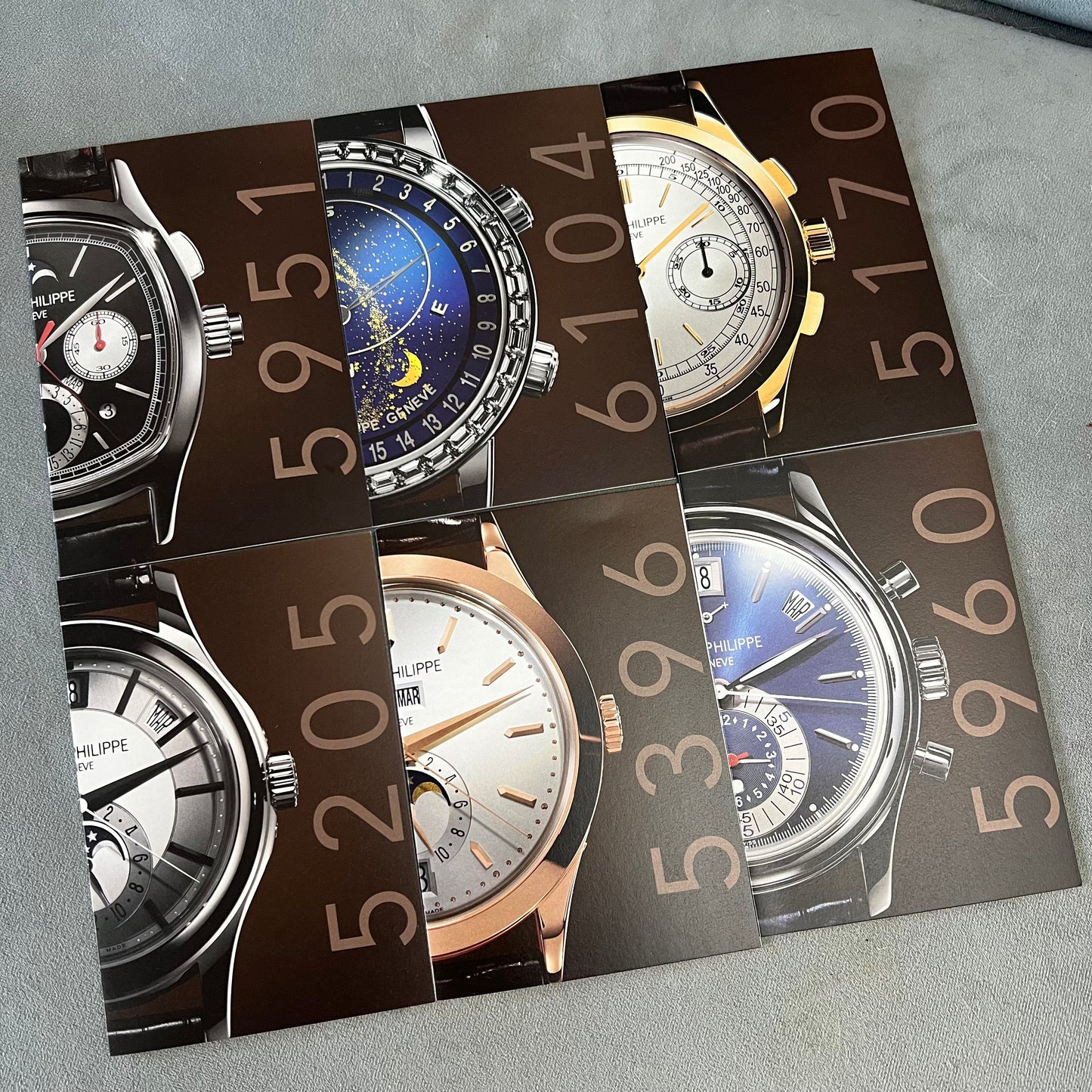 PATEK PHILIPPE New Models 2010 Set of 22 Cards 6.30x4.5x1.5 inches